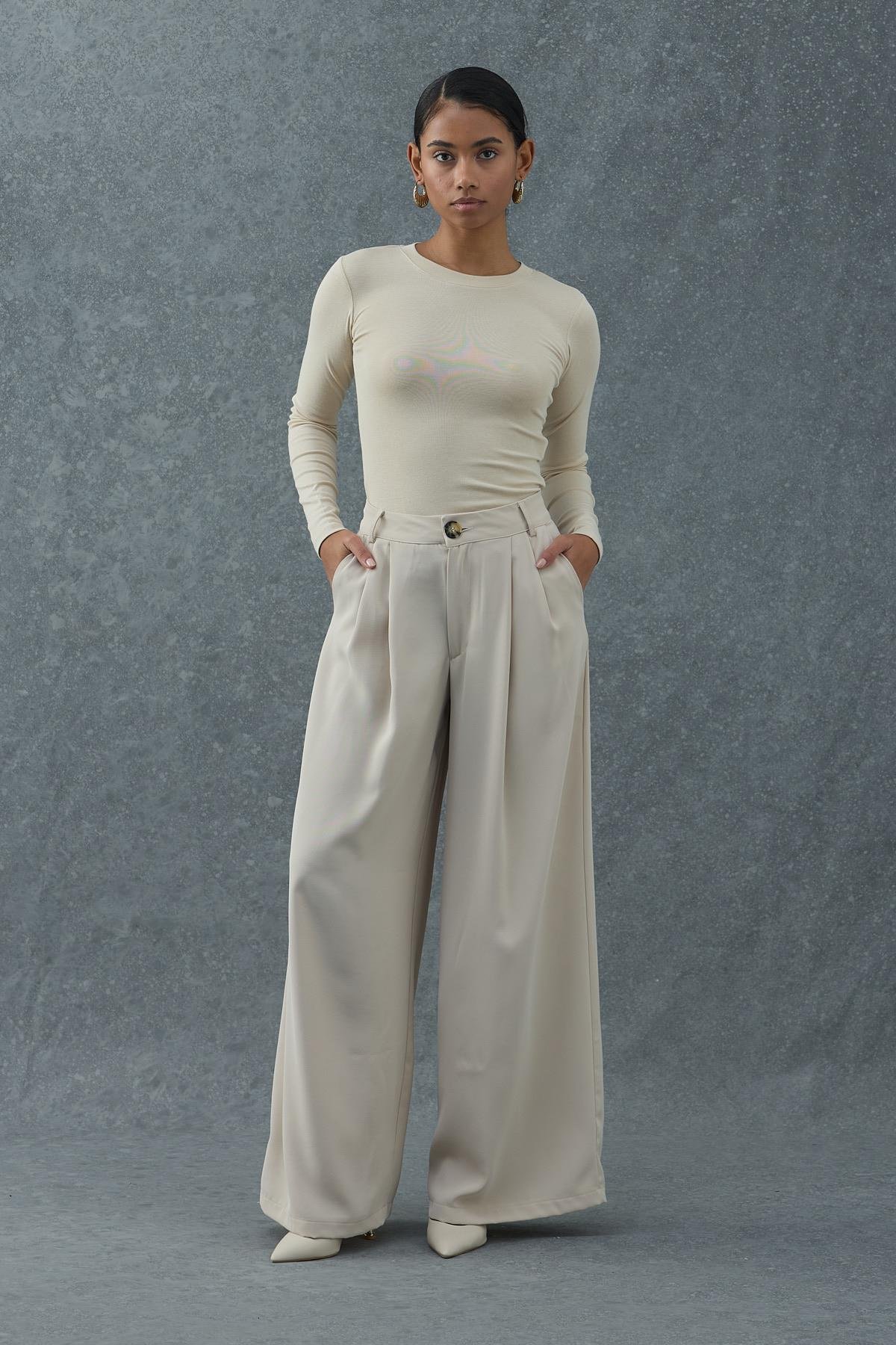 Pileli Comfort Pantolon