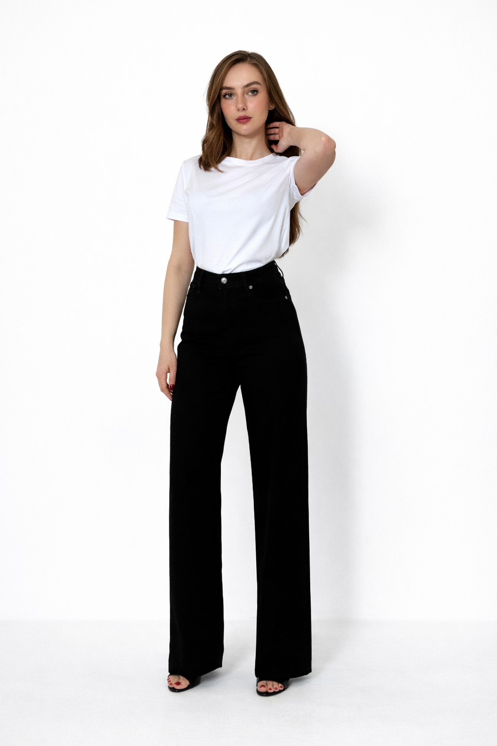 Siyah Comfy Jeans Pantolon