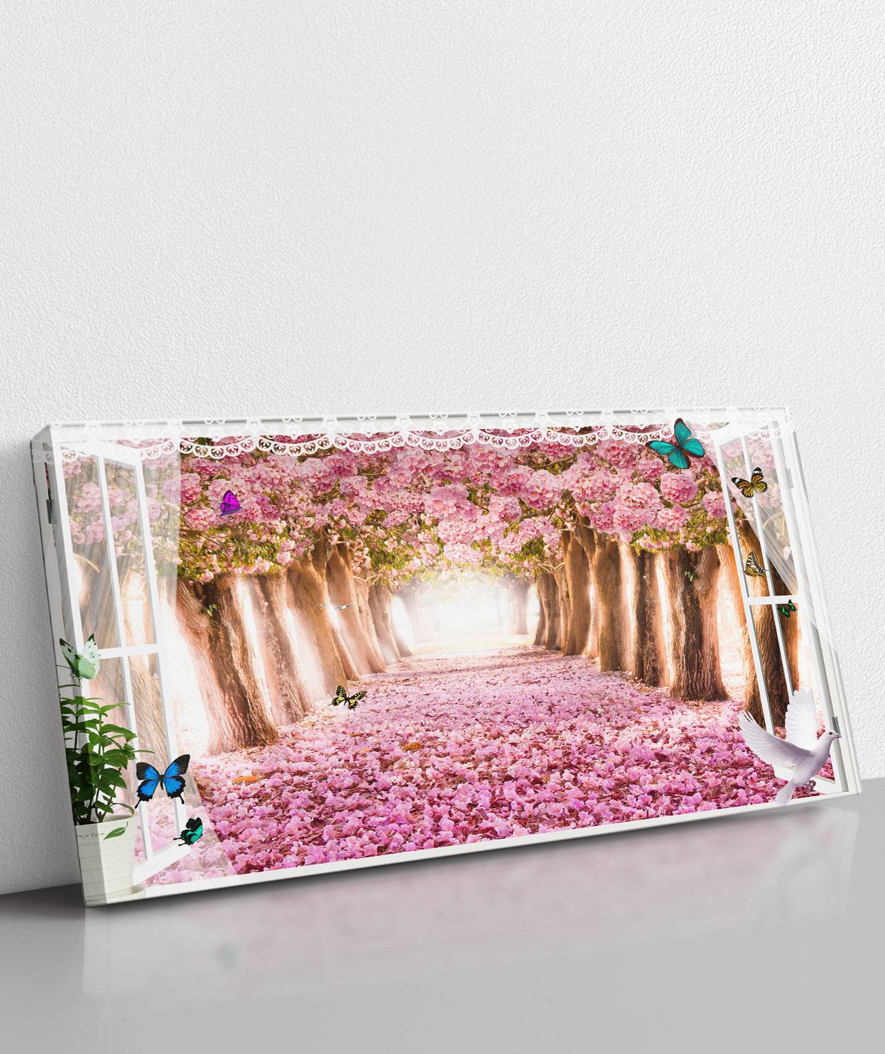 Doğaya Açılan Pencere Kanvas Tablo