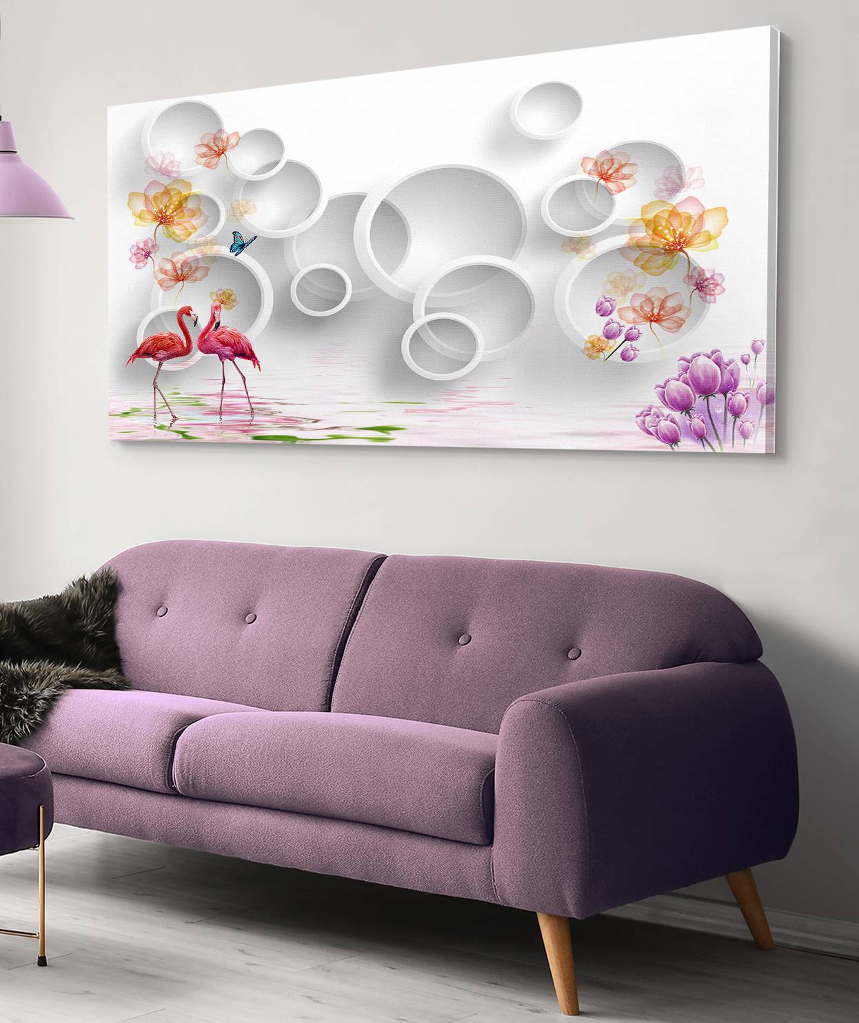 Flamingo Kanvas Tablo