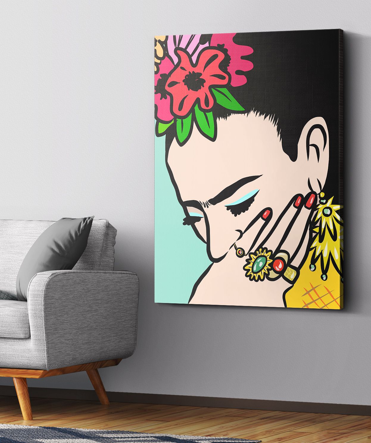 Frida Kahlo Kanvas Tablo