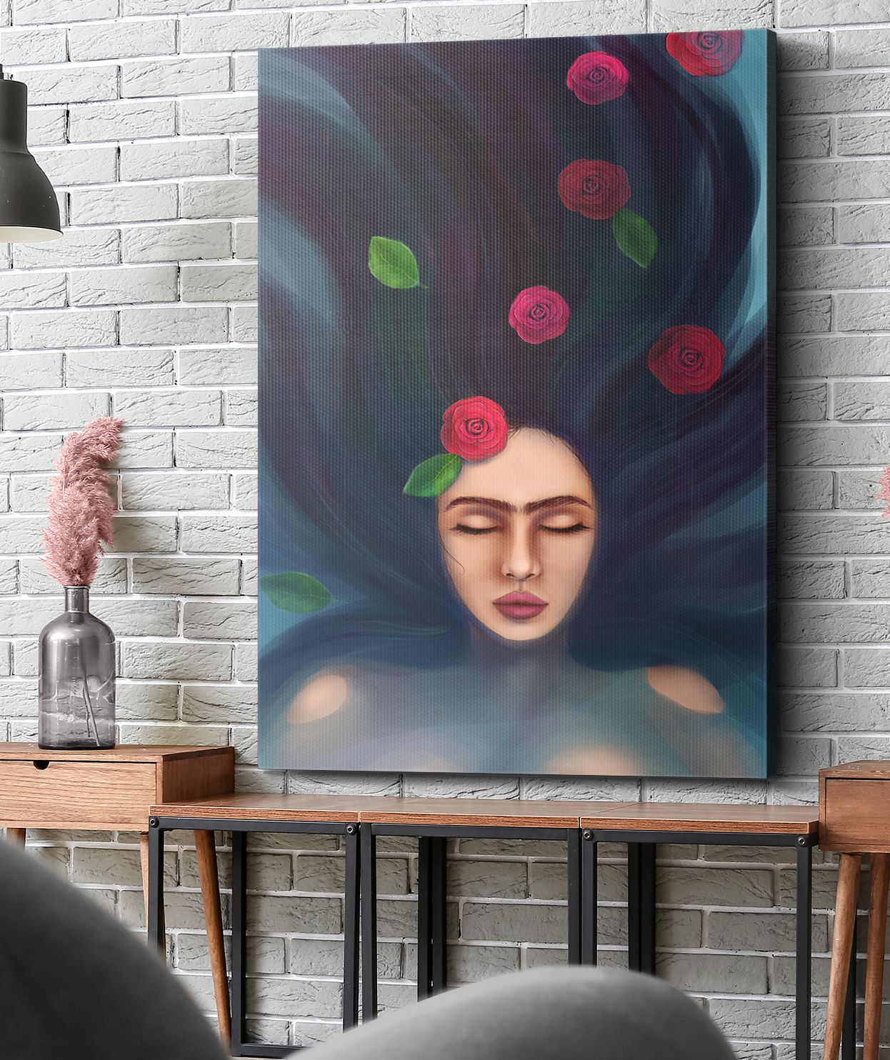 Frida Kahlo Kanvas Tablo