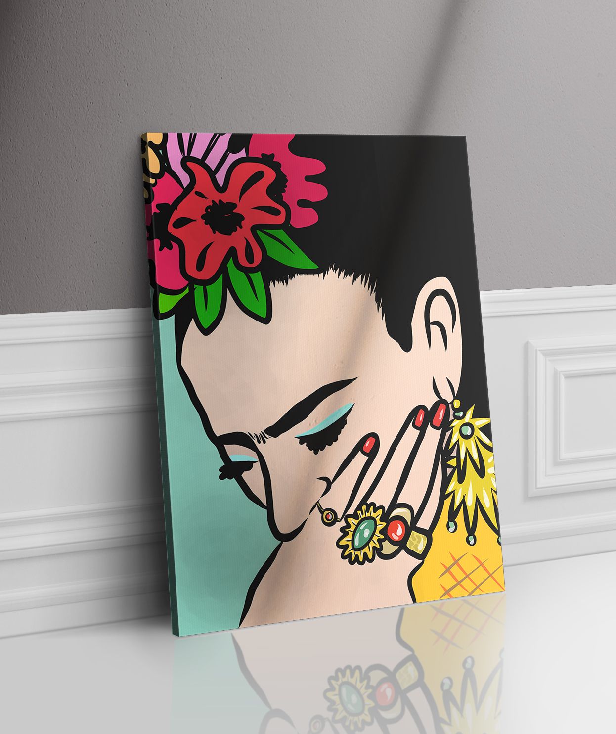 Frida Kahlo Kanvas Tablo