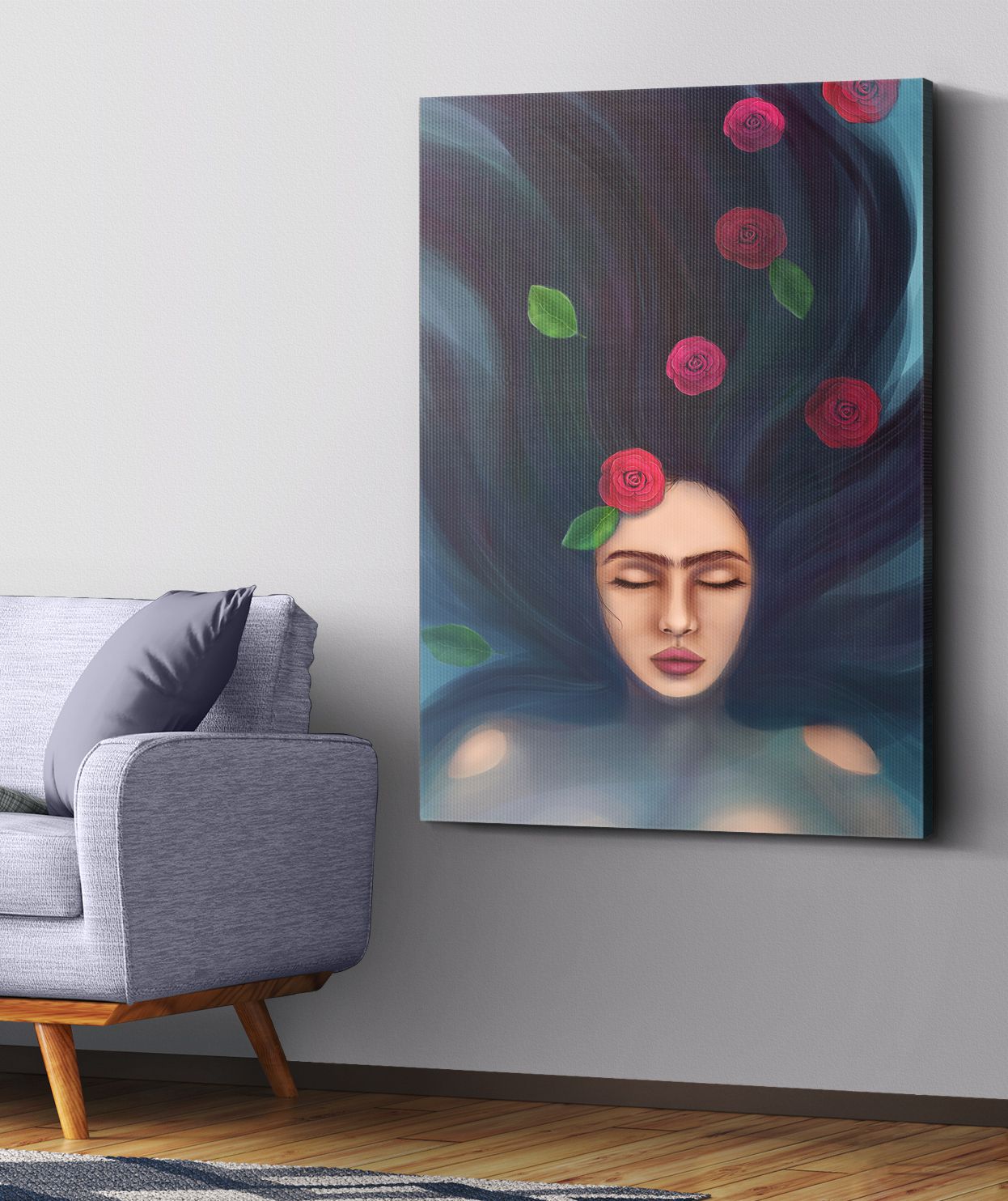 Frida Kahlo Kanvas Tablo