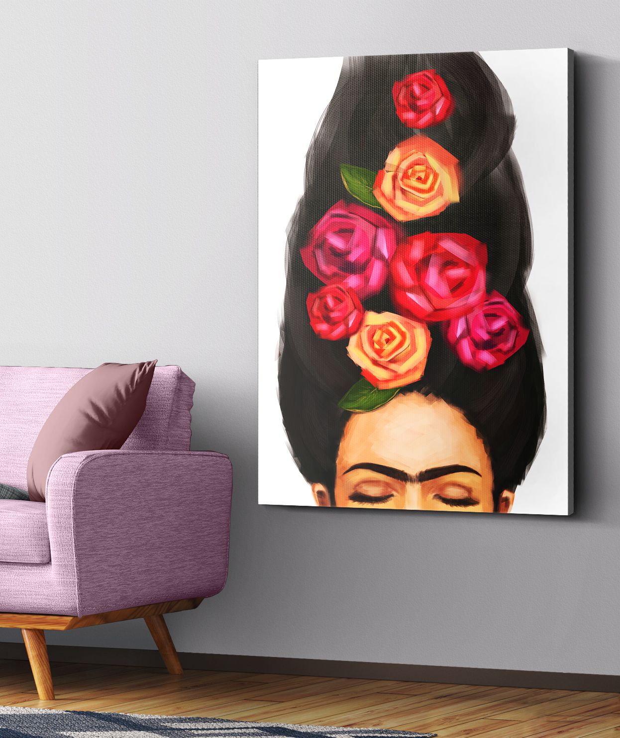 Frida Kahlo Kanvas Tablo