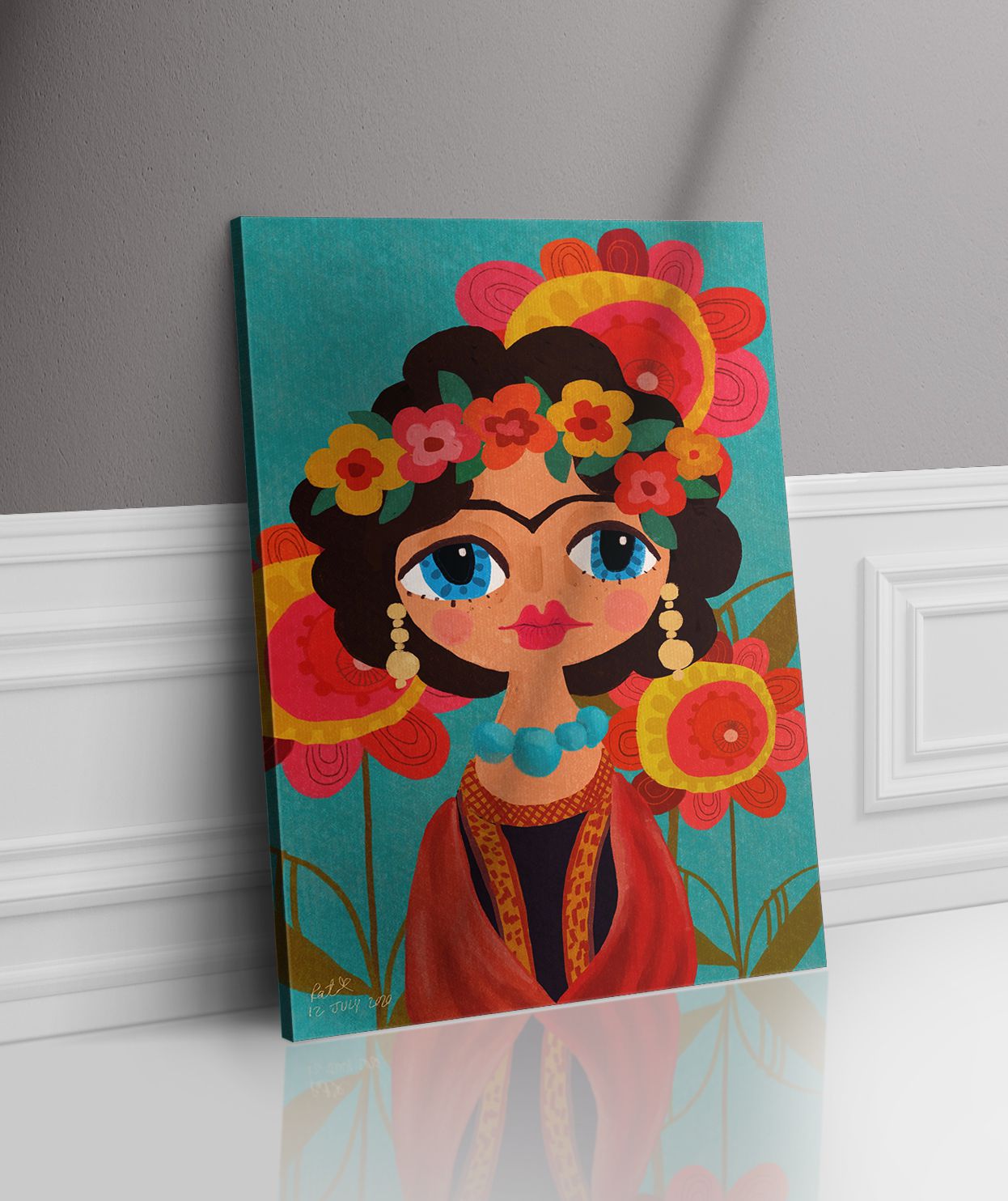 Frida Kahlo Kanvas Tablo
