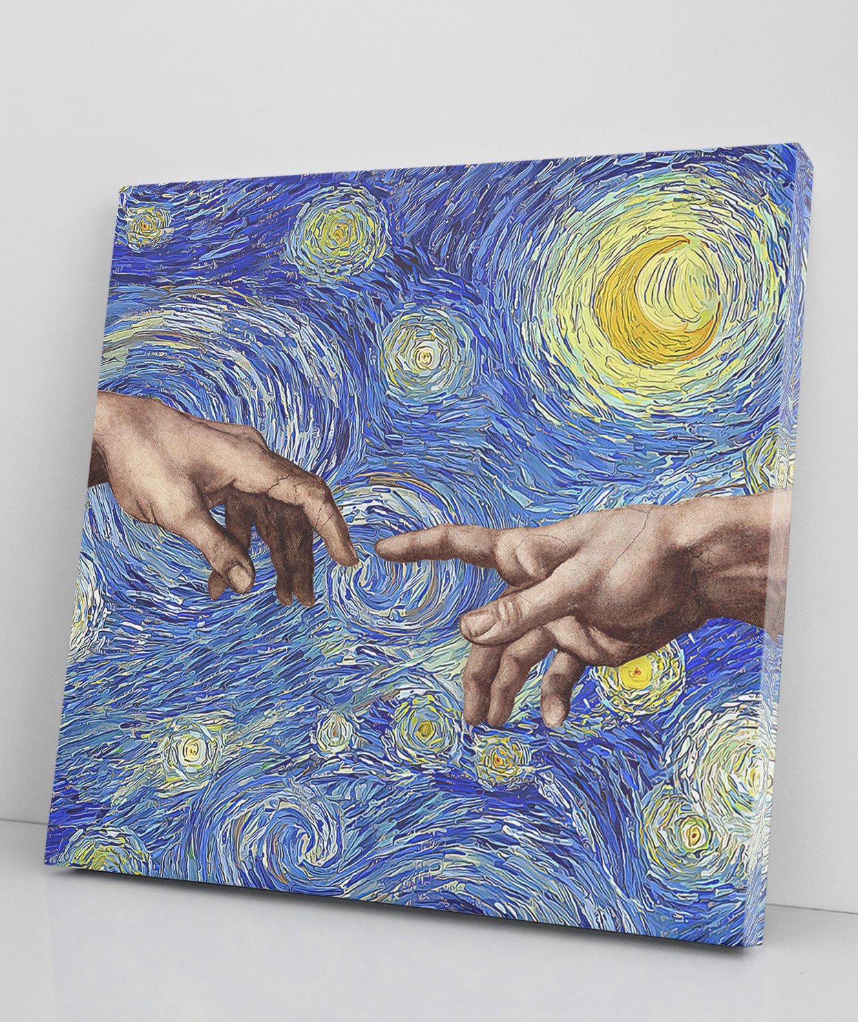 Michelangelo Tek Parça Kare 65x65 Cm Kanvas - Canvas Tablo