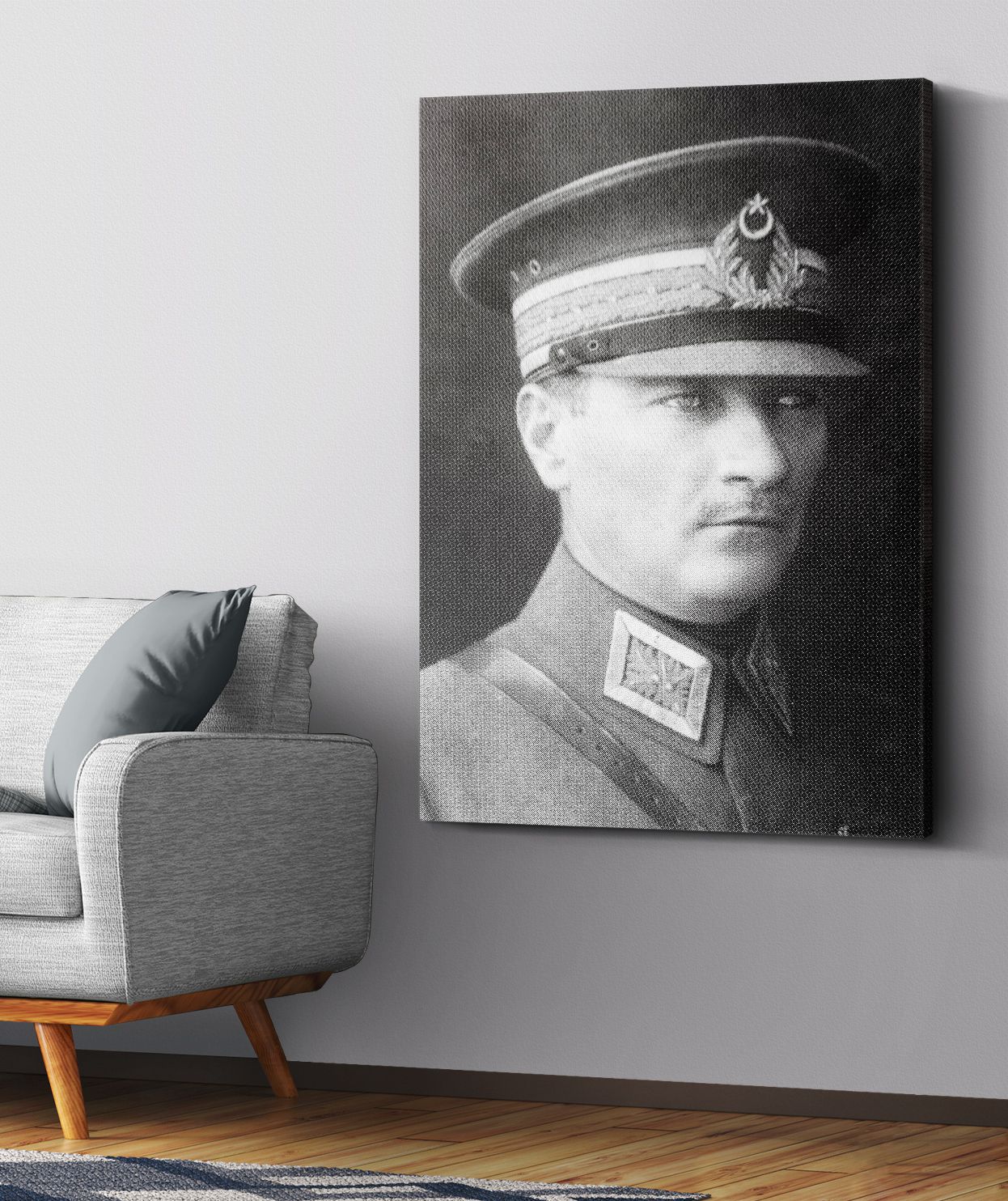 Mustafa Kemal Atatürk Kanvas Tablo
