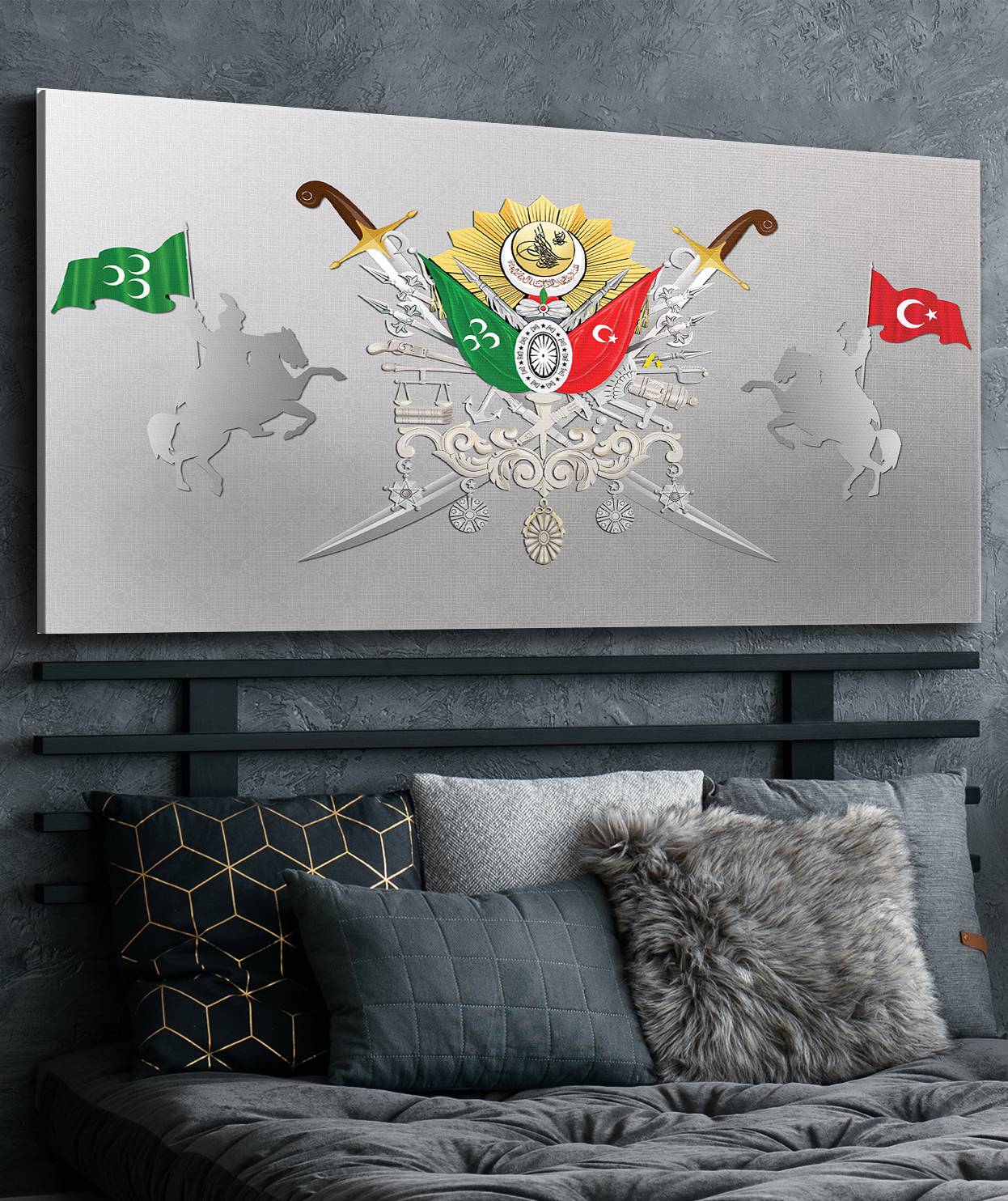 Osmanlı Tuğrası Kanvas Tablo