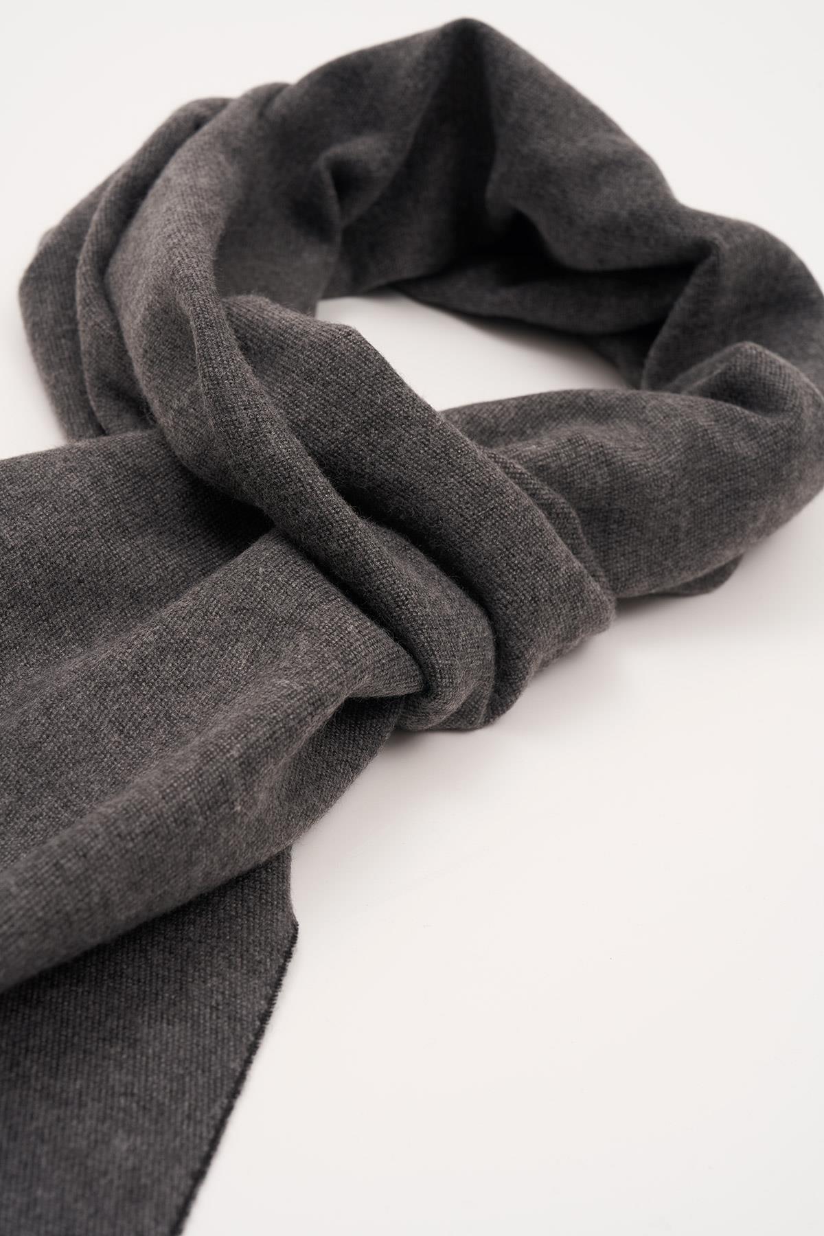 Çift Taraflı Siyah Atkı  For You Accessories Çift Taraflı Siyah Atkı