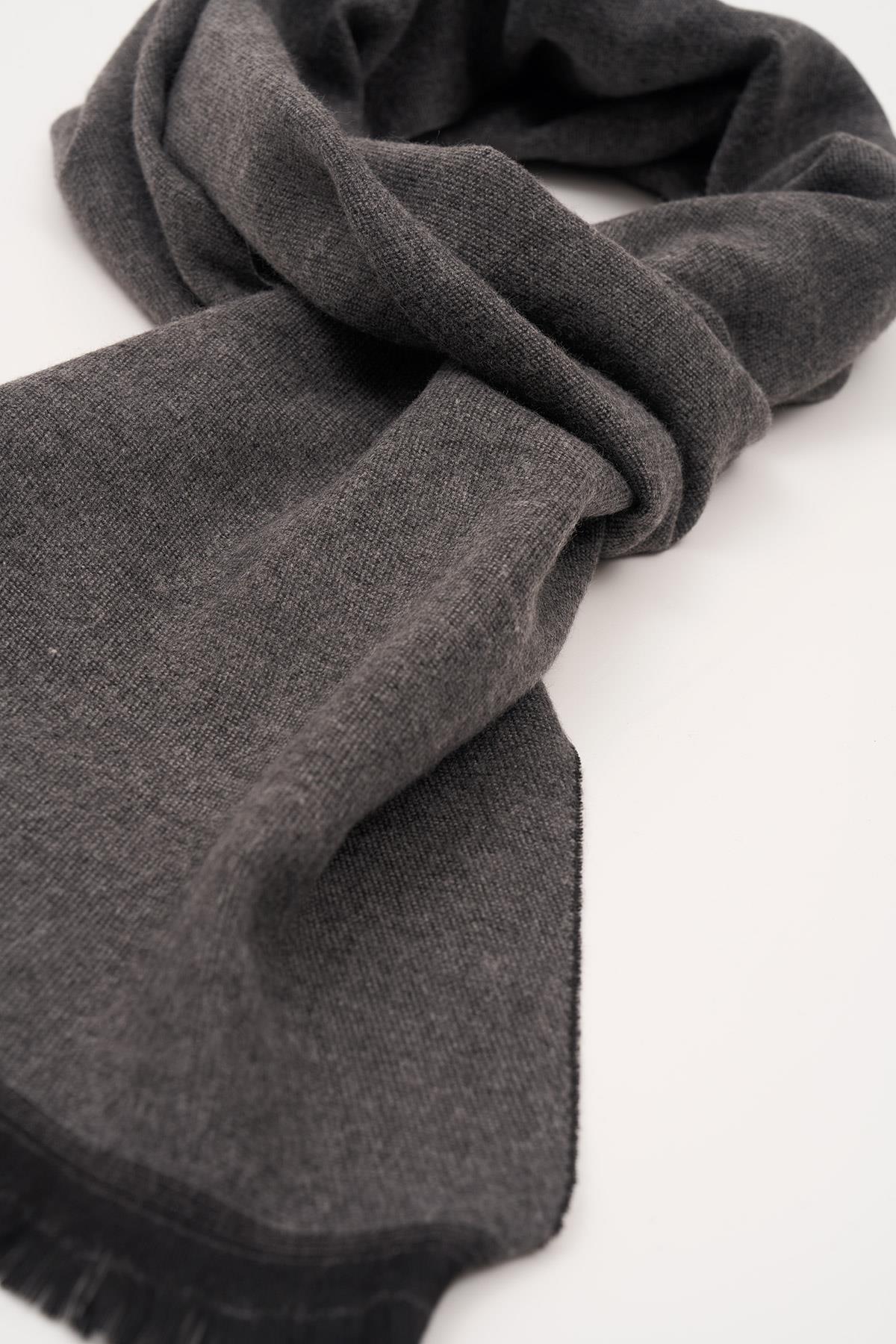 Çift Taraflı Siyah Atkı  For You Accessories Çift Taraflı Siyah Atkı