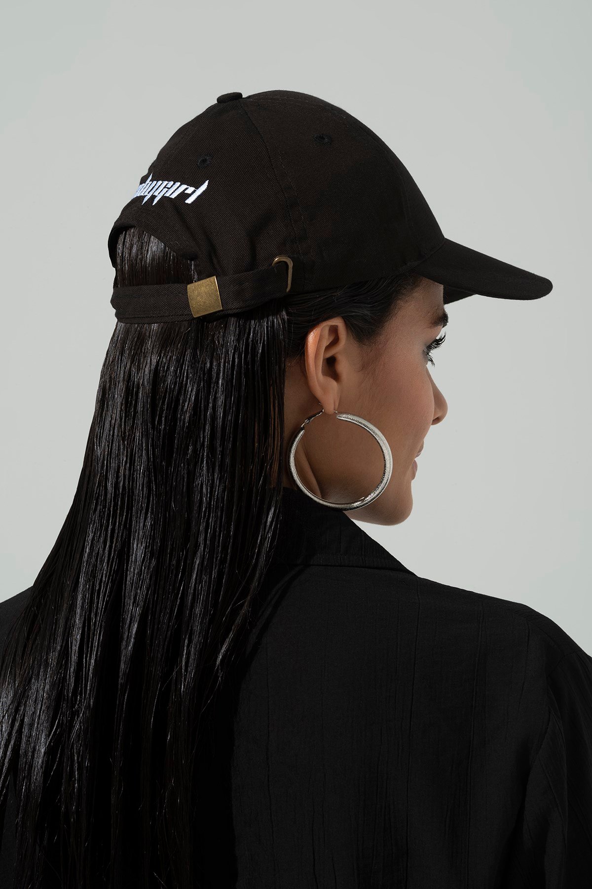 For You Accessories/Kadın Şapka For You Accessories For You Accesories Kadın Arkası Babygirl Nakışlı Siperli Beyzbol Siyah Şapka 