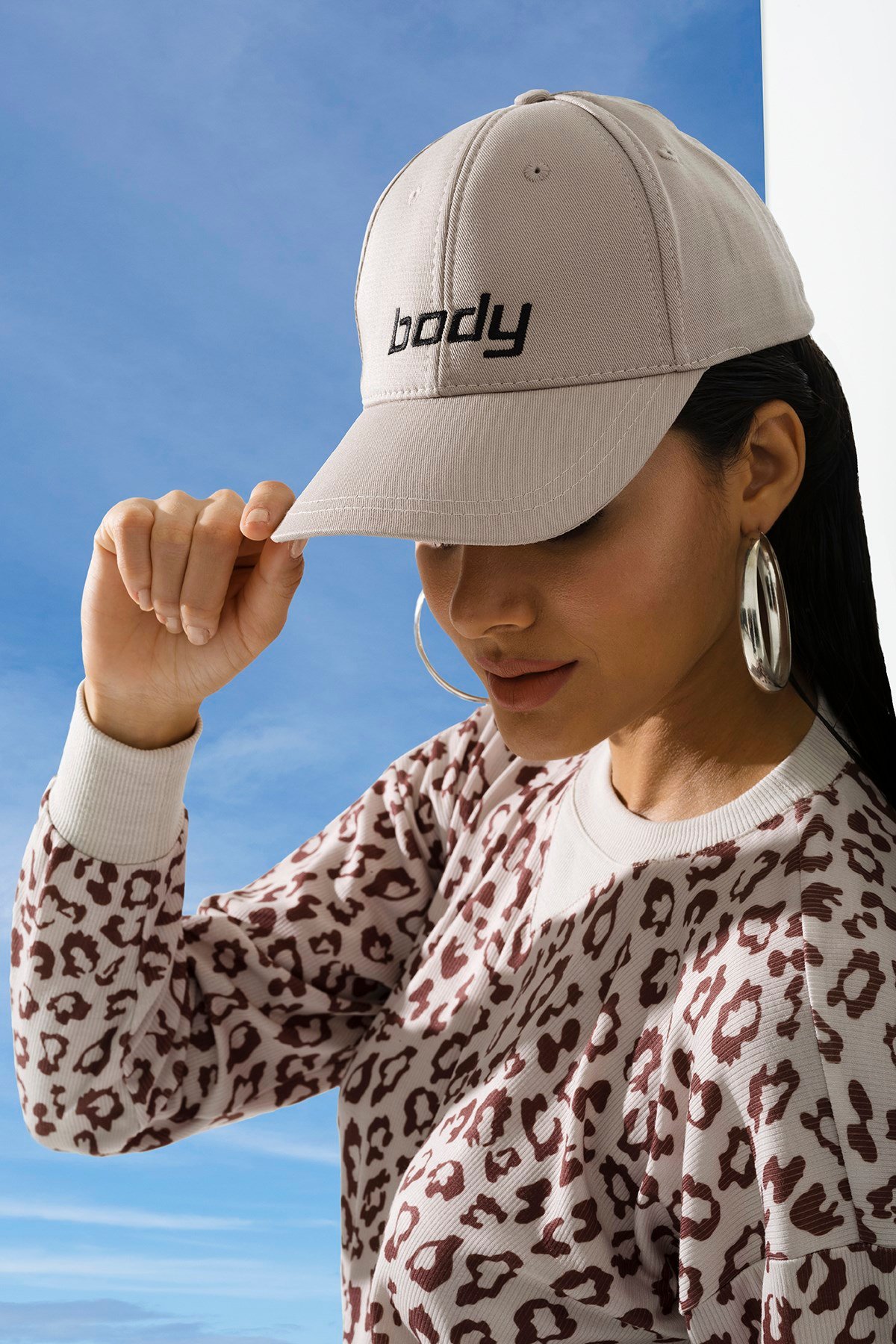 For You Accessories/Kadın Şapka For You Accessories For You Accesories Kadın Body Nakışlı Siperli Beyzbol Taş Şapka 