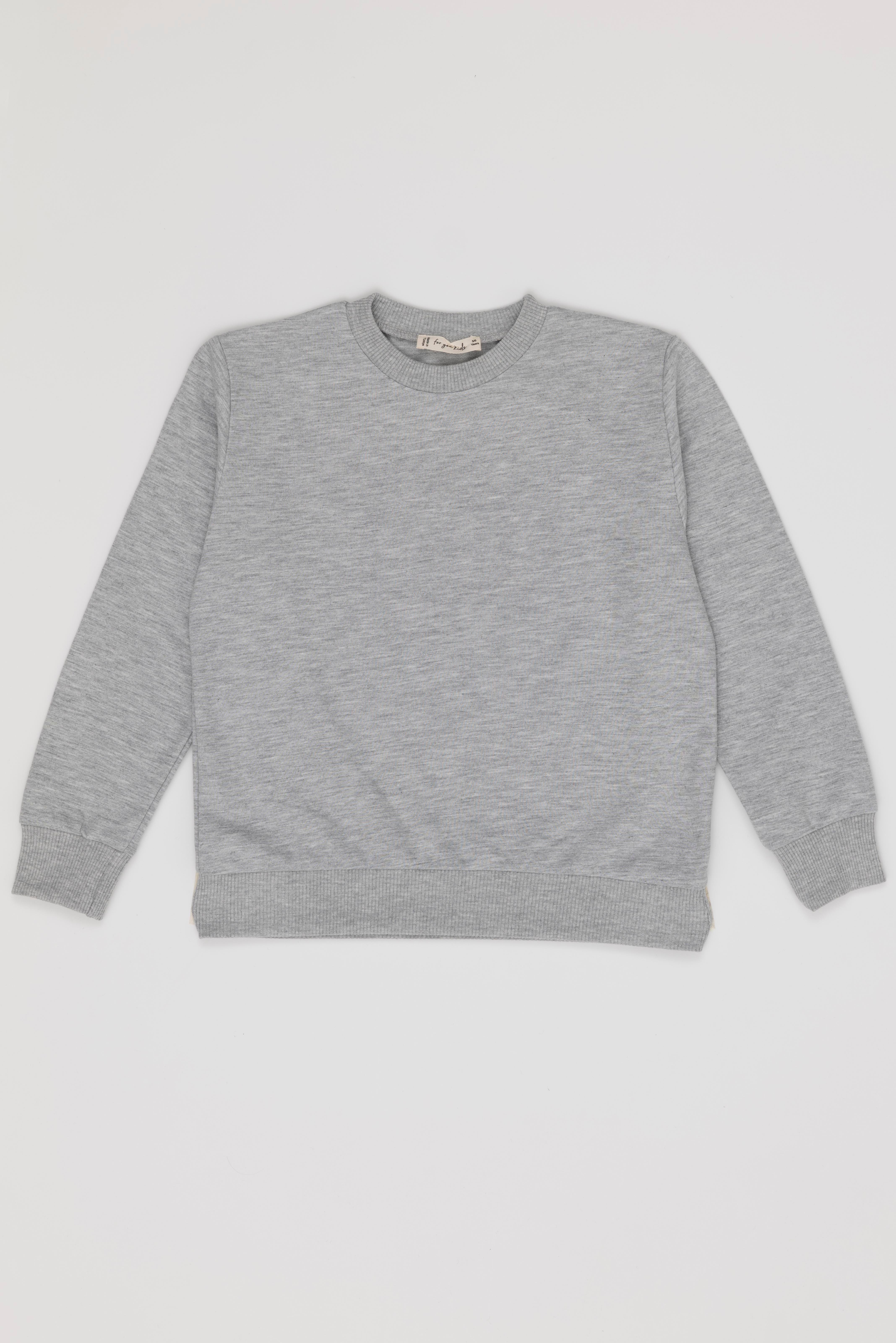 For You Kids 2'li Çizgili Düz Bisiklet Yaka Erkek Çocuk Sweatshirt For You Kids 2'li Çizgili Düz Bisiklet Yaka Erkek Çocuk Sweatshirt