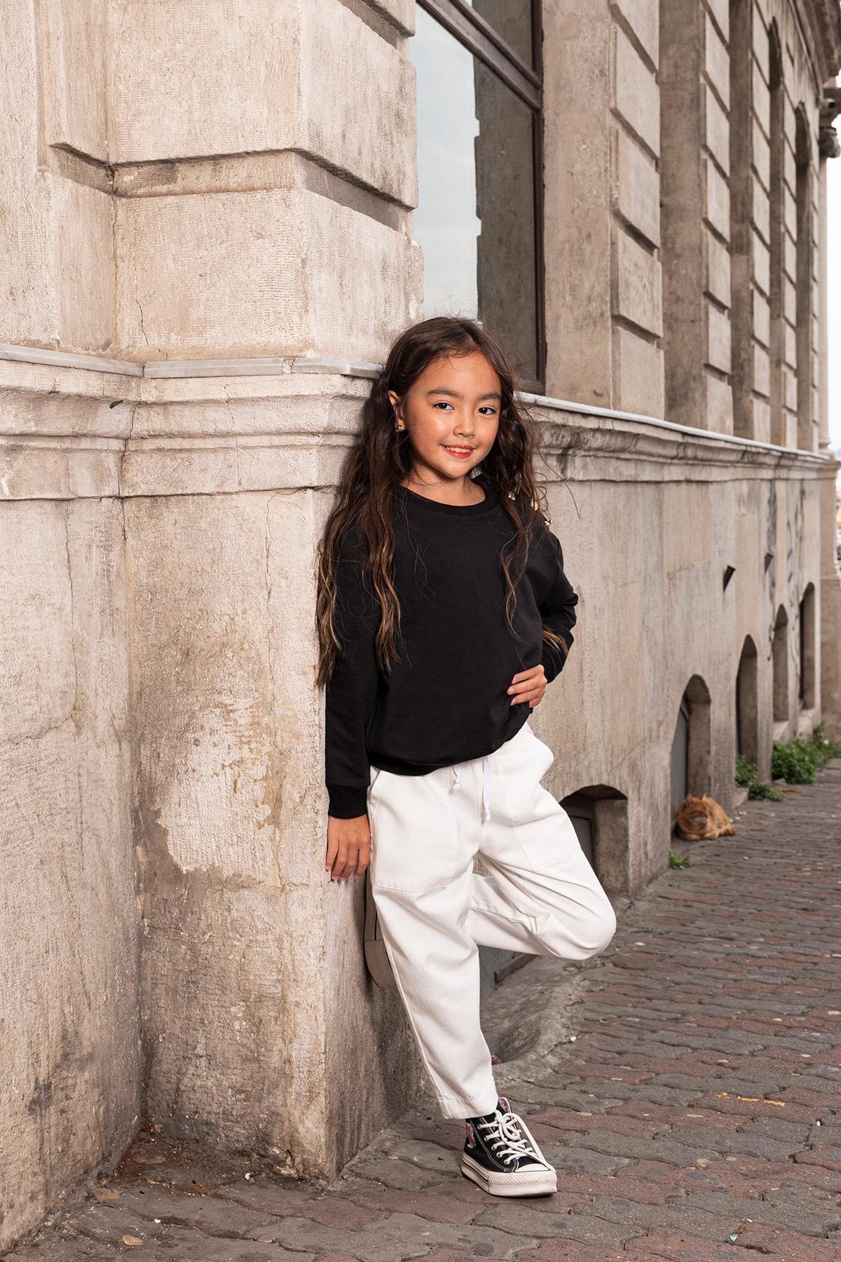 For You Kids 2'li Omuz Düğmeli Ekru Gabardin Pantolon Takım For You Kids 2'li Omuz Düğmeli Ekru Gabardin Pantolon Takım