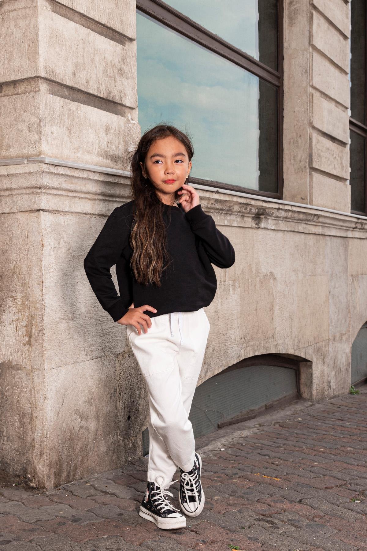 For You Kids 2'li Omuz Düğmeli Ekru Gabardin Pantolon Takım For You Kids 2'li Omuz Düğmeli Ekru Gabardin Pantolon Takım