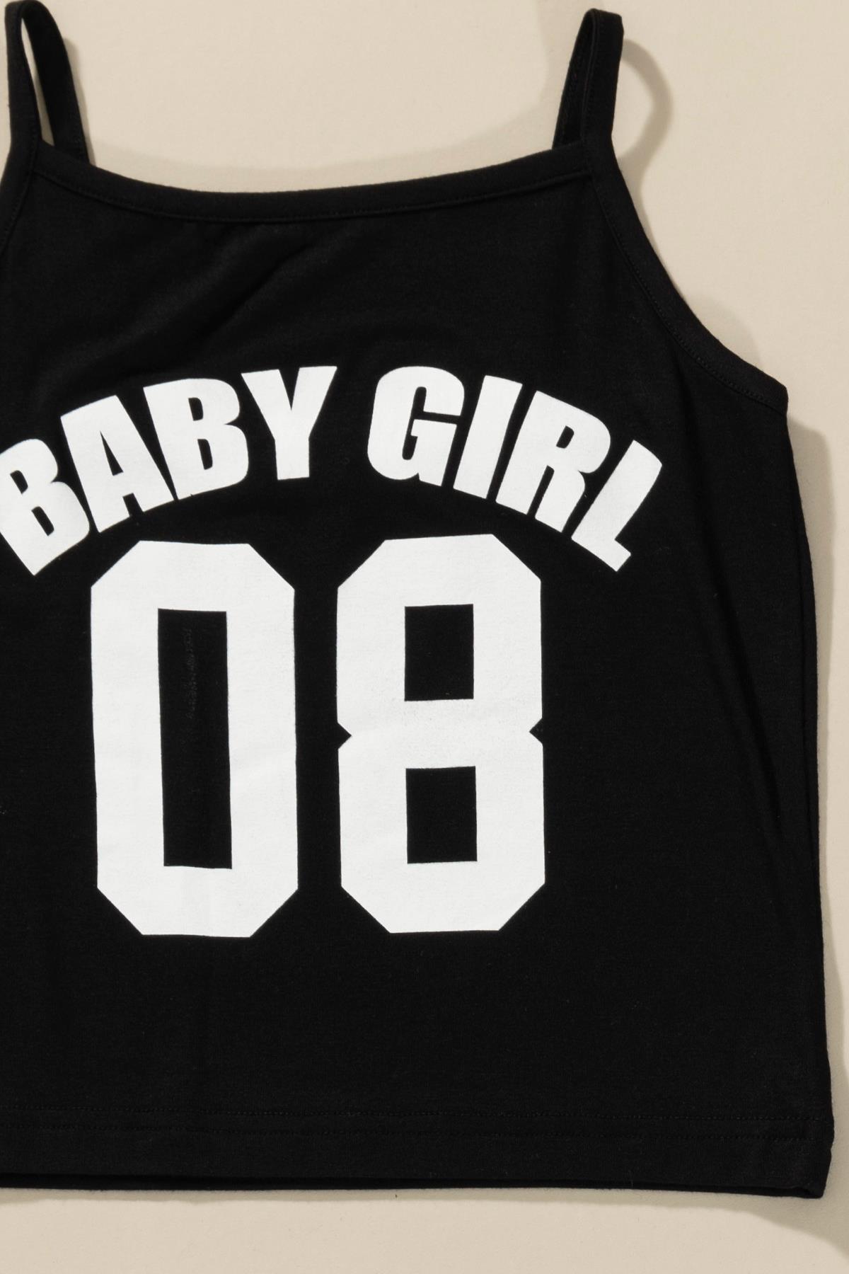 For You Kids 3'lü Baby Girl Baskılı Tshirt Atlet Tayt Siyah Takım For You Kids 3'lü Baby Girl Baskılı Tshirt Atlet Tayt Siyah Takım