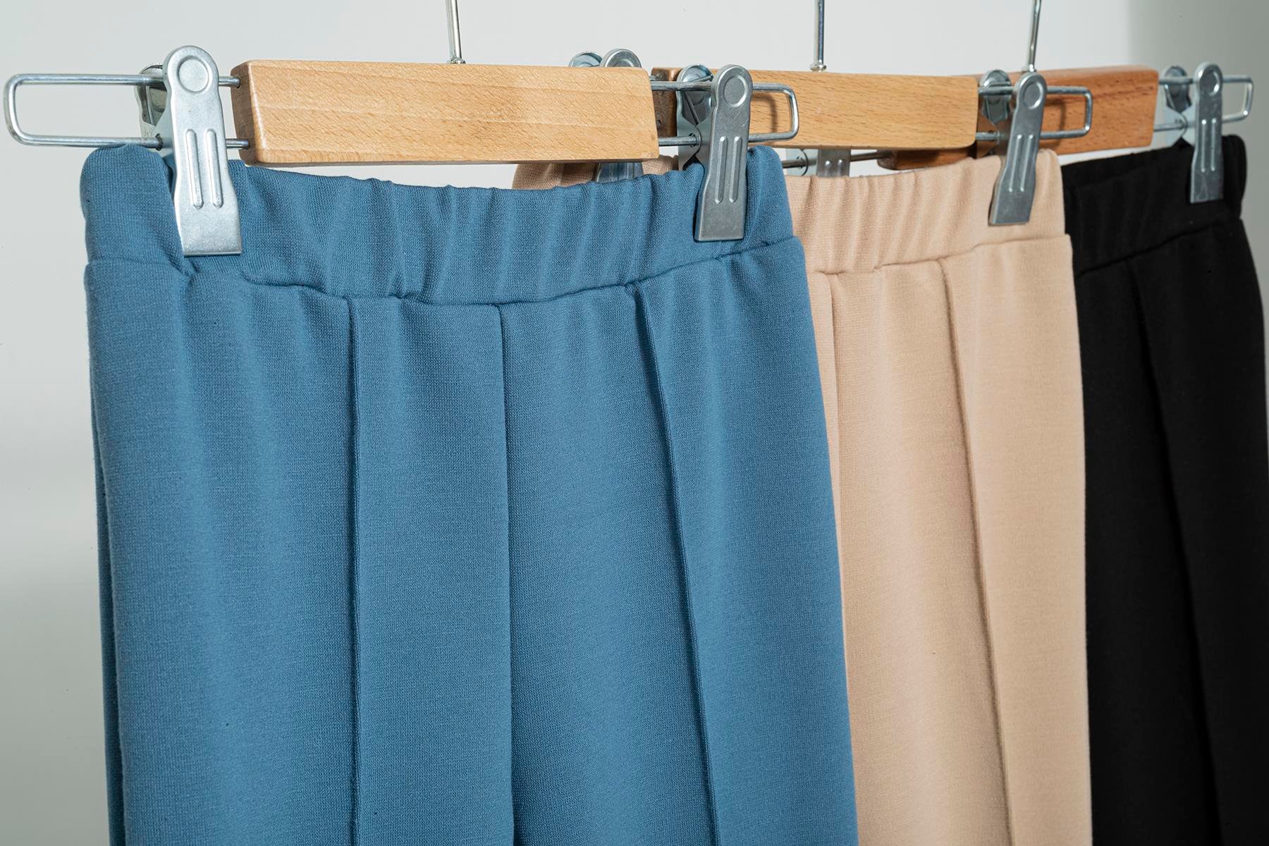 3'lü Çımalı Mavi Taş Siyah Likralı İnterlok Tayt  For You Kids 3'lü Çımalı Mavi Taş Siyah Likralı İnterlok Tayt 