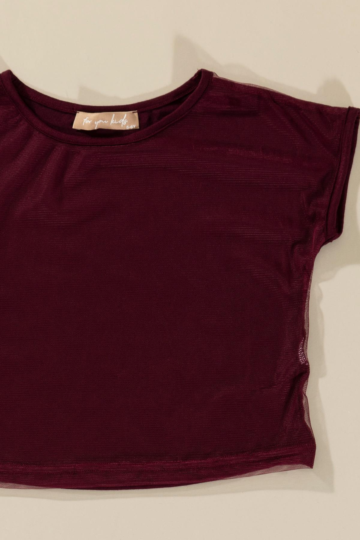 For You Kids 3'lü Queen Baskılı Tshirt Atlet Tayt Bordo Takım For You Kids 3'lü Queen Baskılı Tshirt Atlet Tayt Bordo Takım