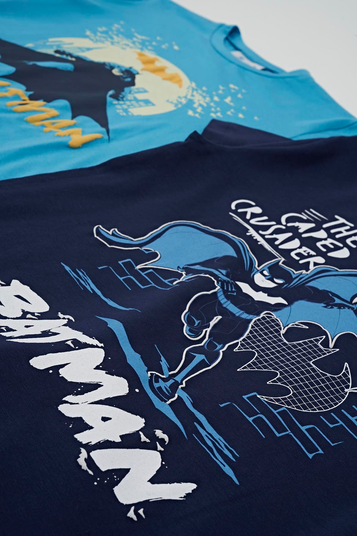 For You Kids 4'lü Batman Baskılı Lacivert Tshirt Şort Pantolon For You Kids 4'lü Batman Baskılı Lacivert Tshirt Şort Pantolon Takım