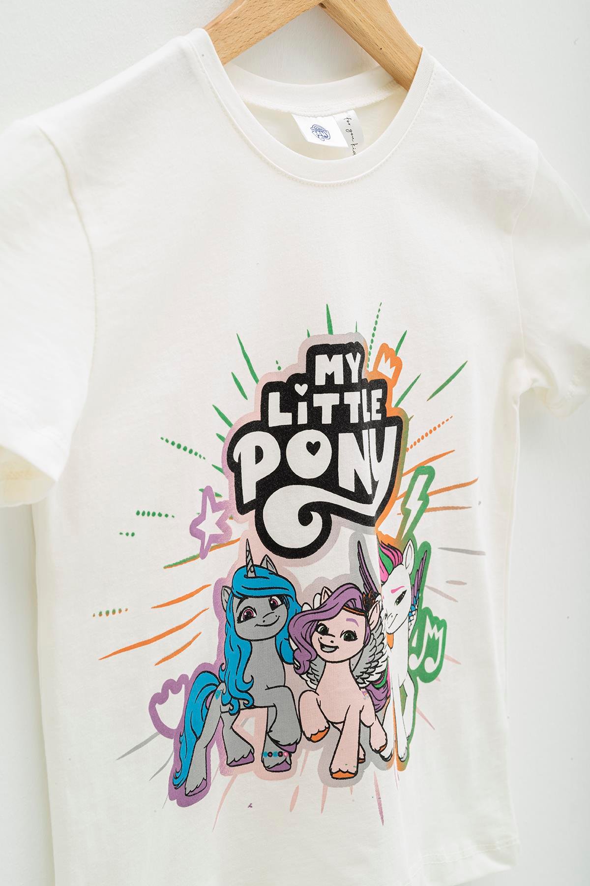 For You Kids 4'lü My Little Ponny Baskılı Tshirt Şort Pantolon Takım For You Kids 4'lü My Little Ponny Tshirt Şort Pantolon Pembe Takım 