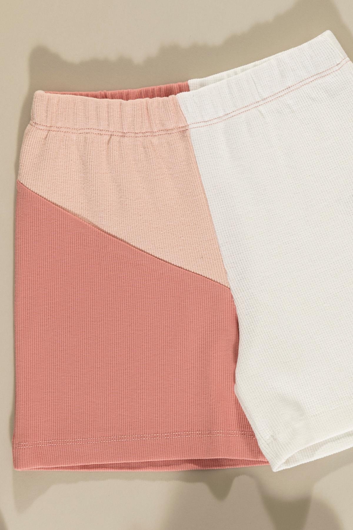 For You Kids Baskılı Garnili Pembe Alt Üst Pembe Takım For You Kids Baskılı Garnili Pembe Alt Üst Pembe Takım