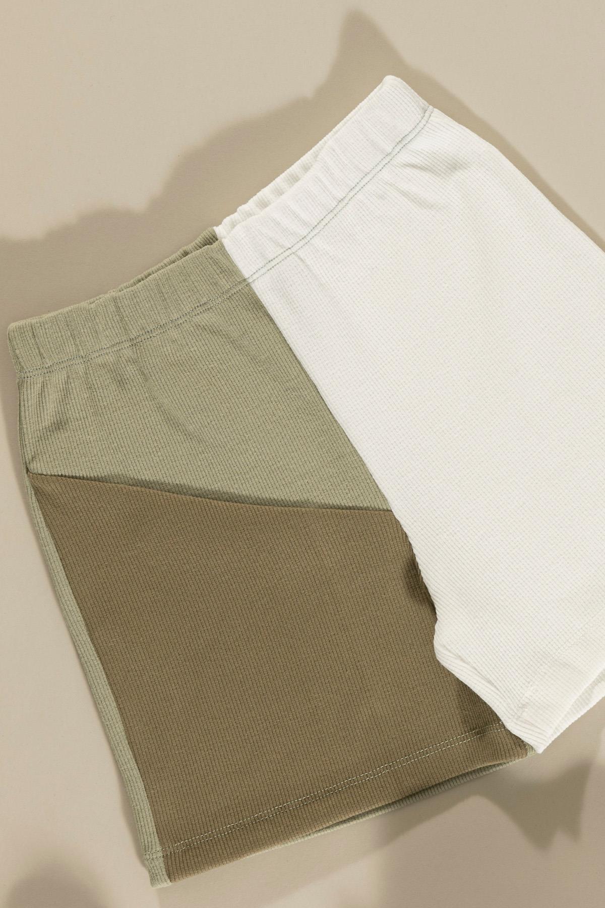 For You Kids Baskılı Garnili Yeşil Alt Üst Takım For You Kids Baskılı Garnili Yeşil Alt Üst Takım