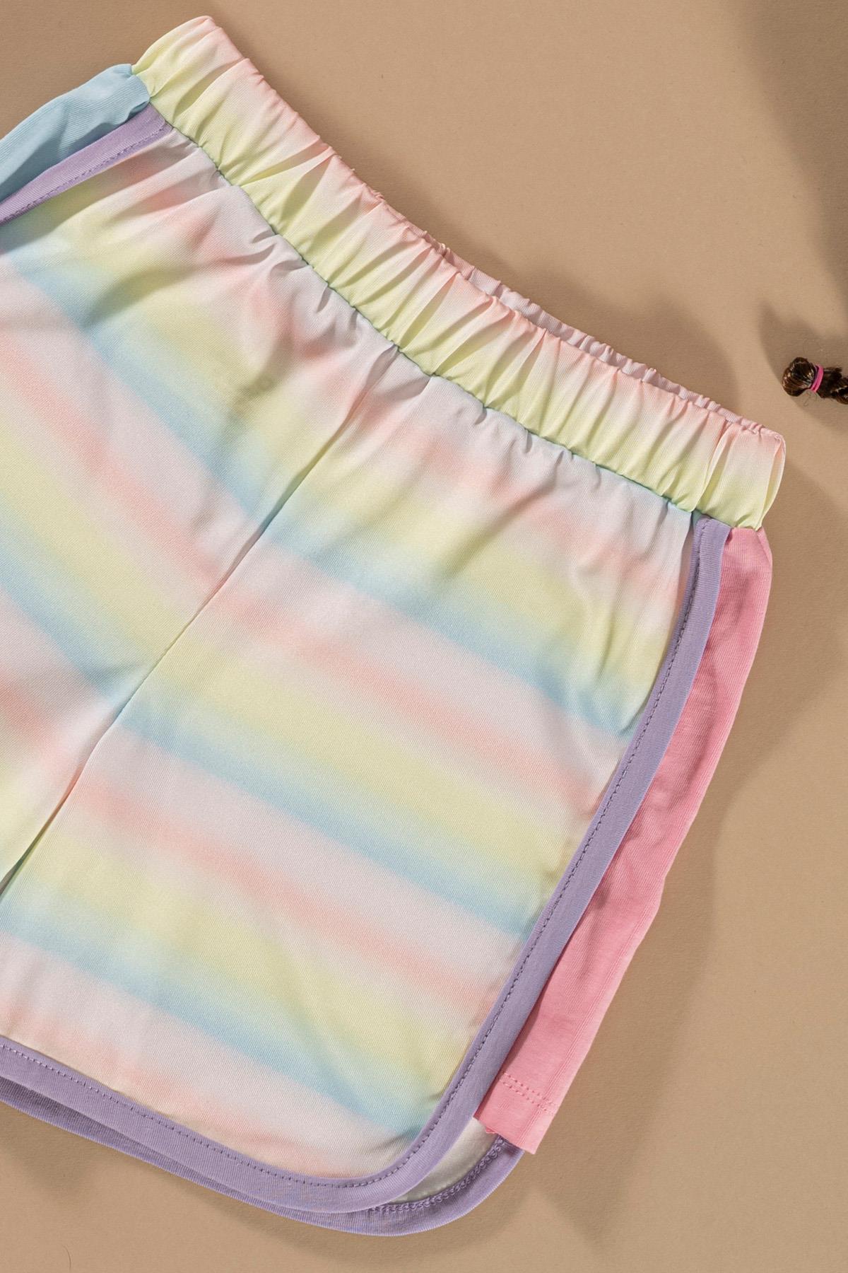 For You Kids Baskılı Yarasa Kol Garni Detaylı Lila Alt Üst Takım For You Kids Baskılı Yarasa Kol Garni Detaylı Lila Alt Üst Takım