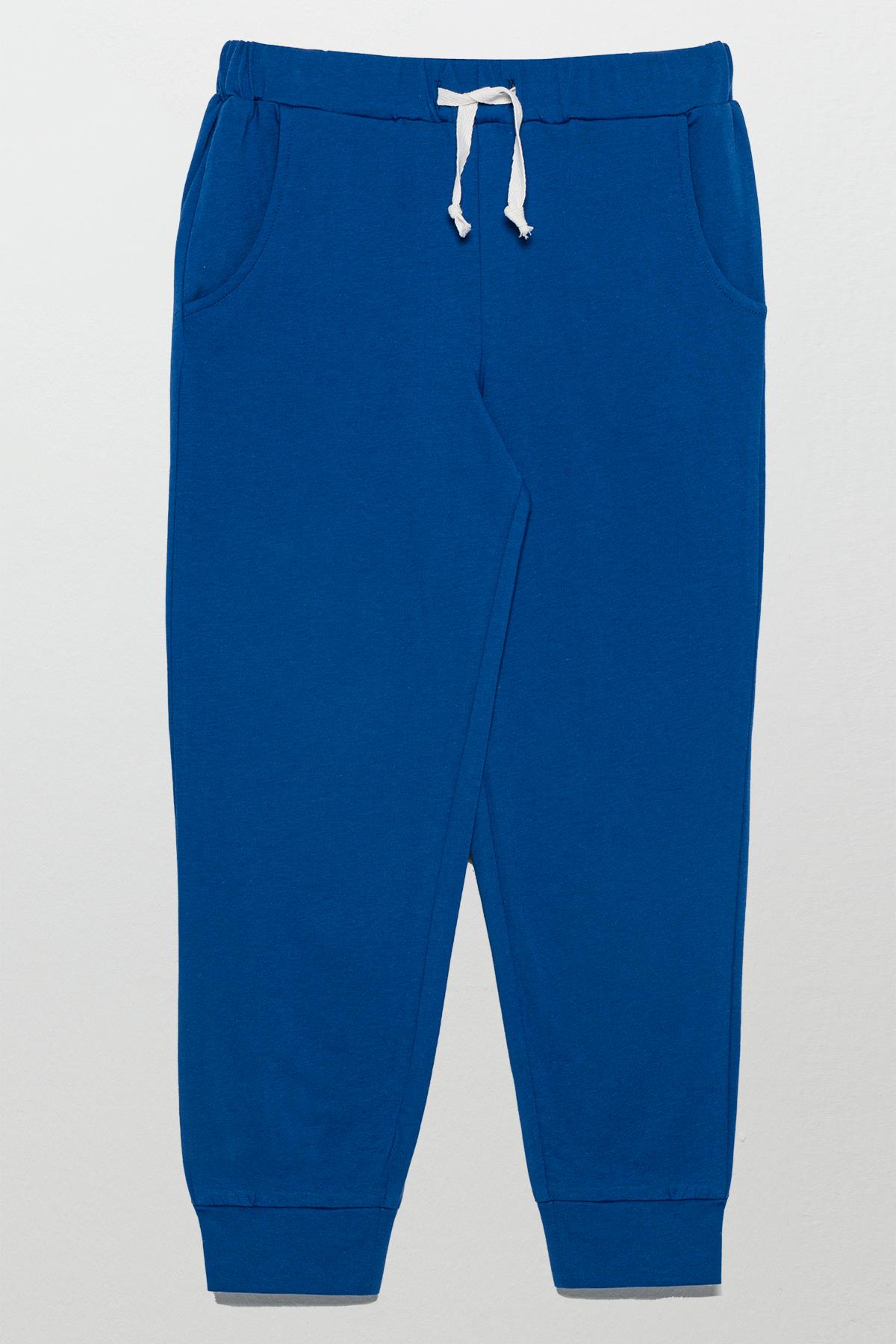 For You Kids Çizgili Sweatshirt Jogger Saks Alt Üst Takım For You Kids Çizgili Sweatshirt Jogger Saks Alt Üst Takım