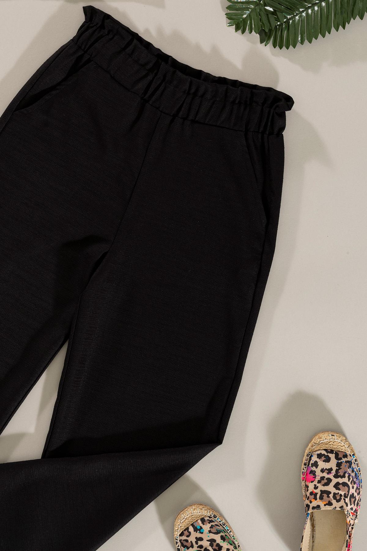 For You Kids Dantel Cep Detaylı Siyah Pantolon Takım For You Kids Dantel Cep Detaylı Siyah Pantolon Takım