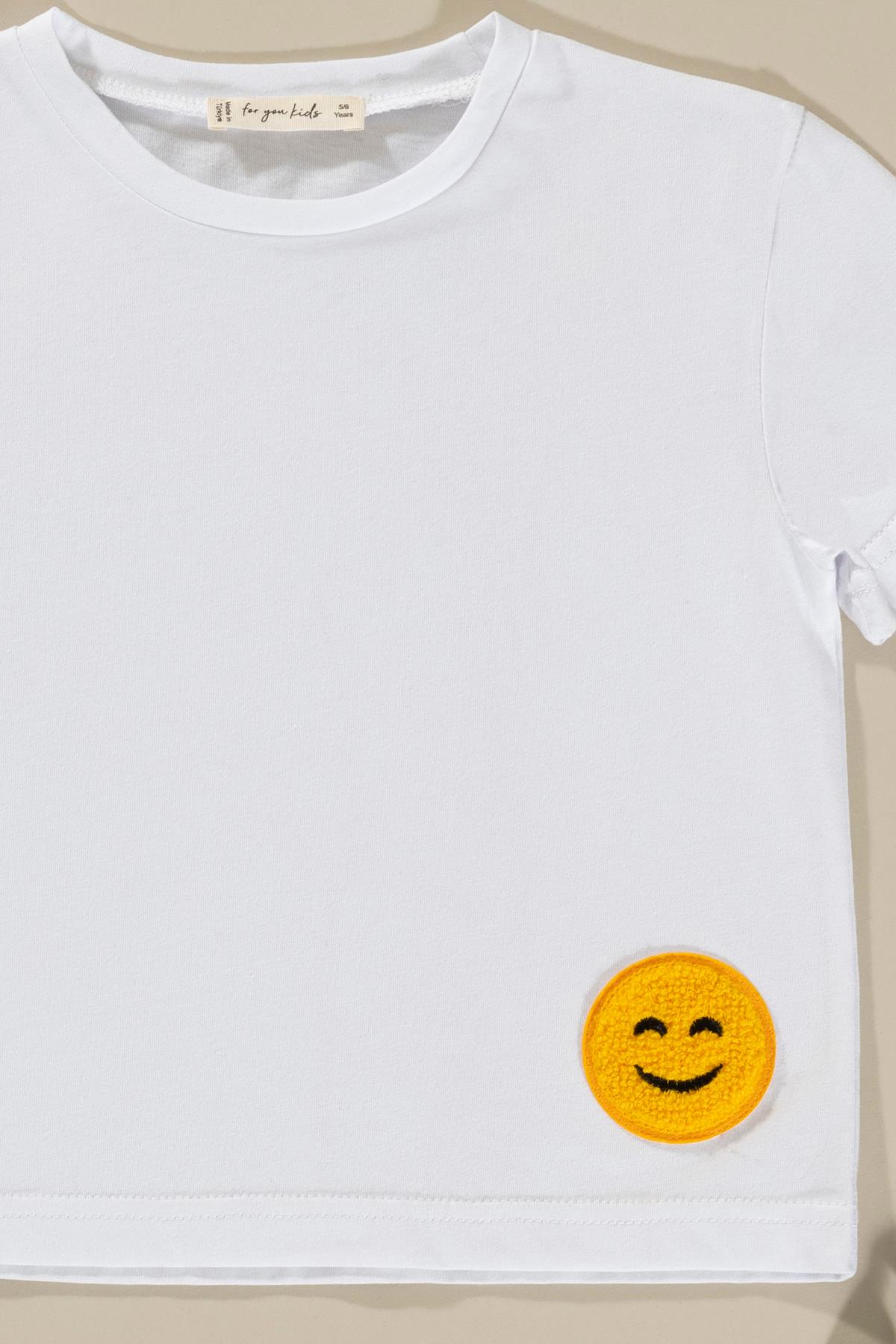 For You Kids Emoji Detaylı Yeşil Alt Üst Takım  For You Kids Emoji Detaylı Yeşil Alt Üst Takım