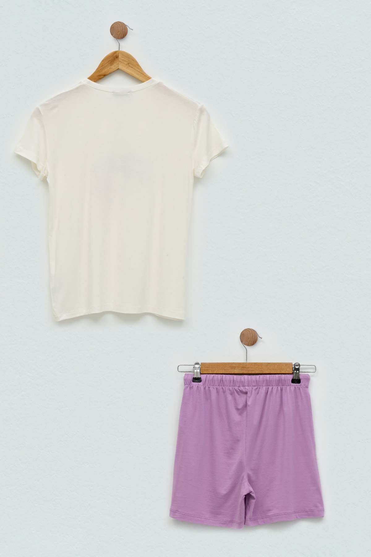 For You Kids/Çocuk Pijama Takımları For You Kids For You Kids 4 lü You Çicek Baskılı Lila Pijama Takım 