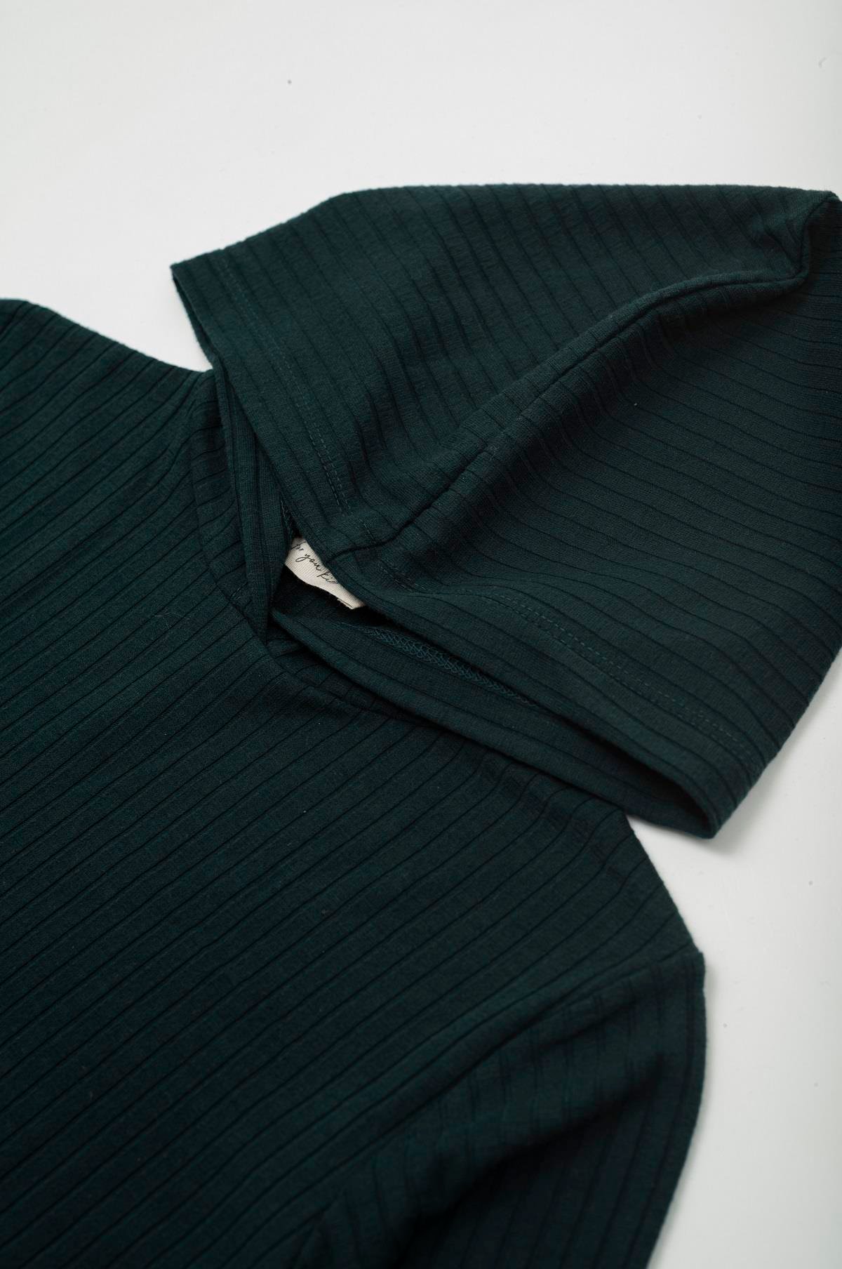 For You Kids Kapişonlu Taytlı Yeşil Alt Üst Takım For You Kids Kapişonlu Taytlı Yeşil Alt Üst Takım