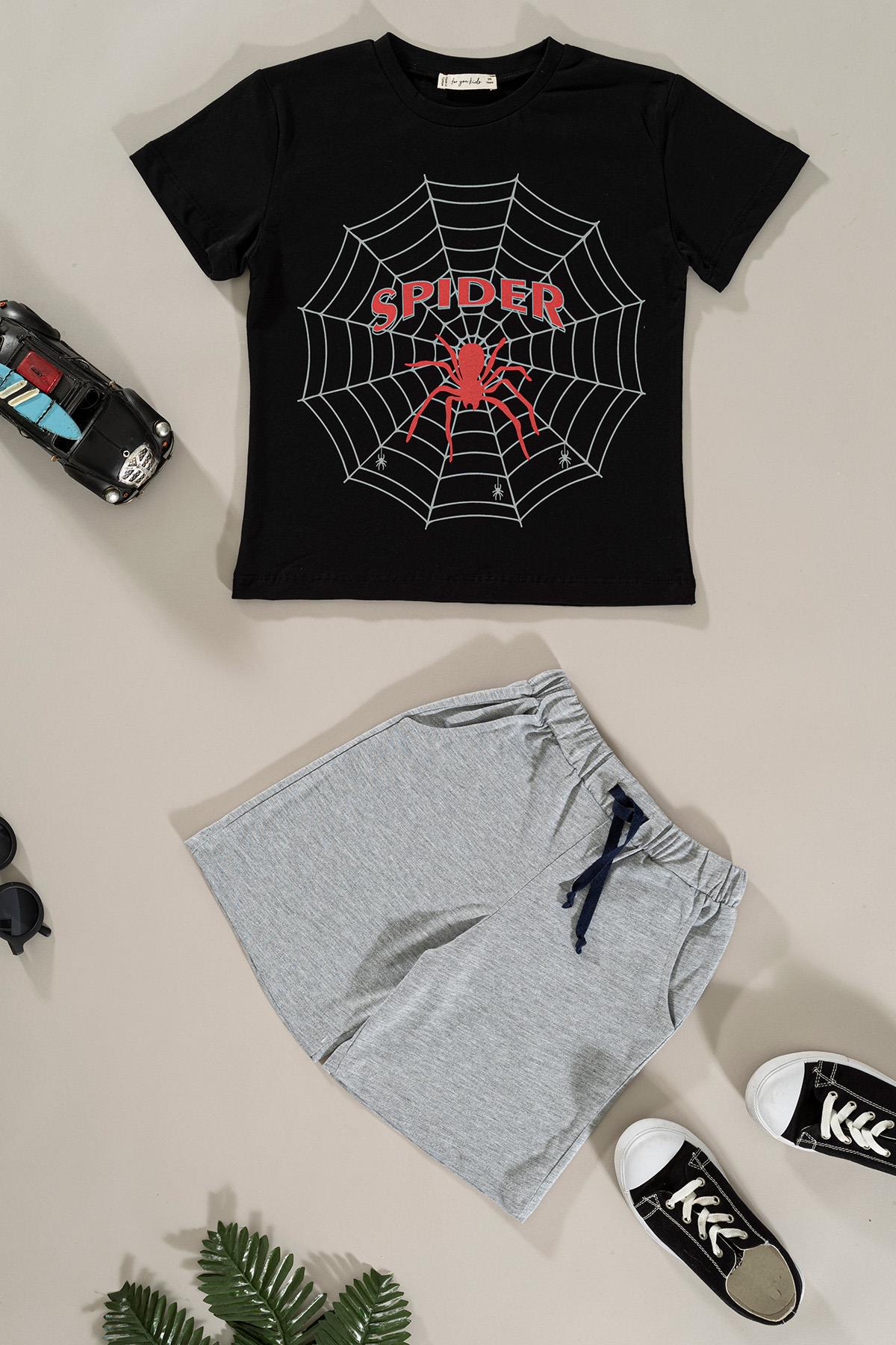 For You Kids Spider Baskılı Alt Üst Takım For You Kids Spider Baskılı Alt Üst Takım
