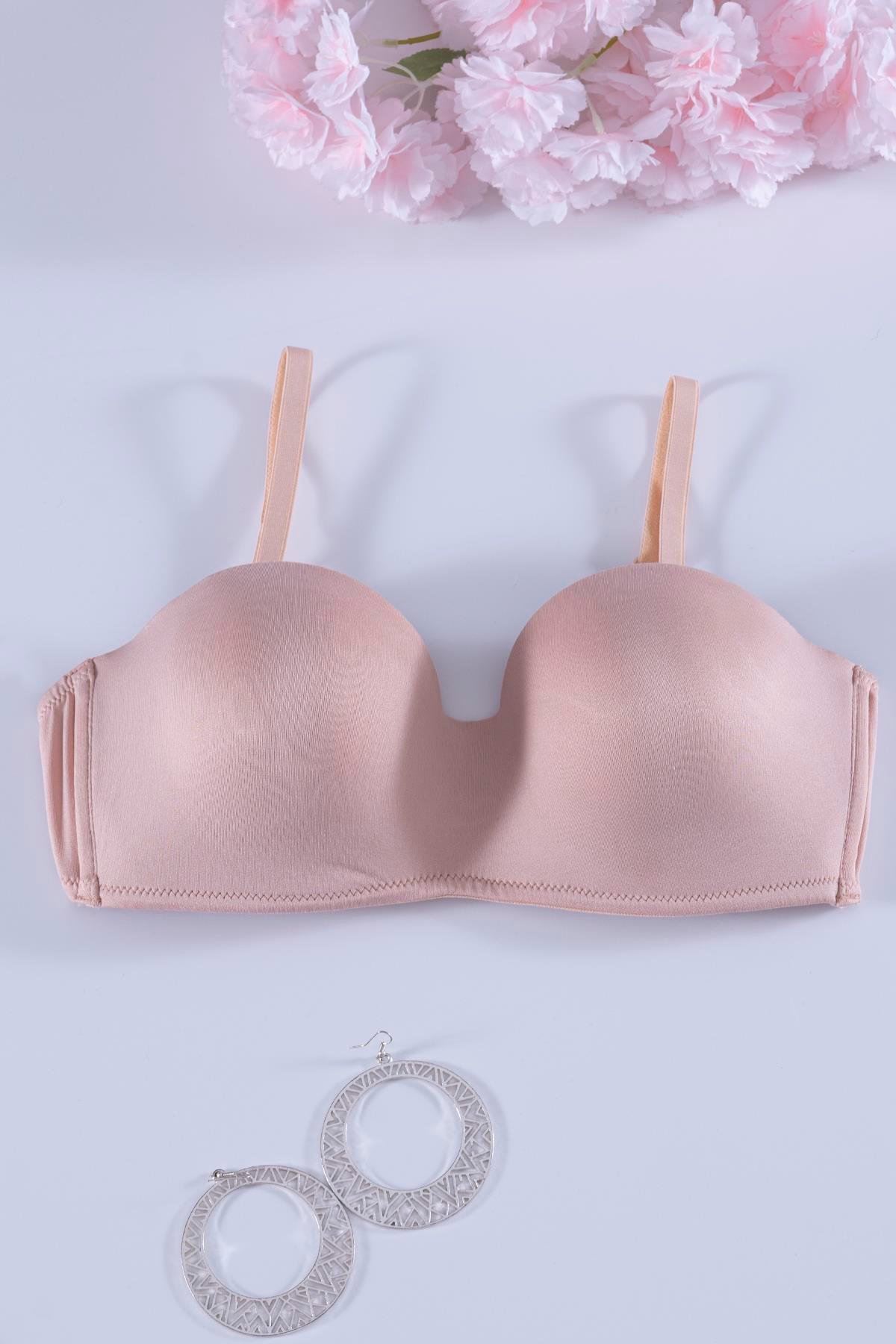 For You Lingerie Bütün Kap Ten Rengi  Straplez Sütyen For You Lingerie Bütün Kap Ten Rengi  Straplez Sütyen