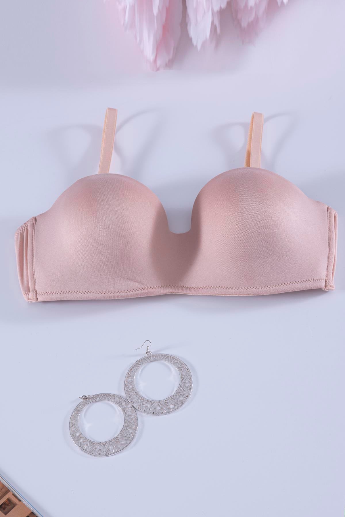 For You Lingerie Bütün Kap Ten Rengi  Straplez Sütyen For You Lingerie Bütün Kap Ten Rengi  Straplez Sütyen