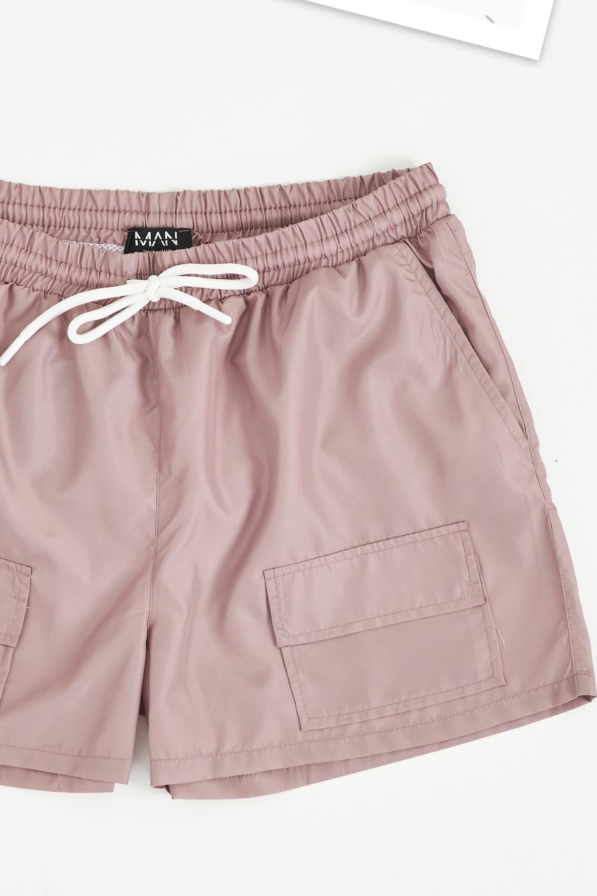 For You Man Cep Detaylı Vizon Erkek Deniz Şortu For You Man Cep Detaylı Erkek Deniz Şortu Taş