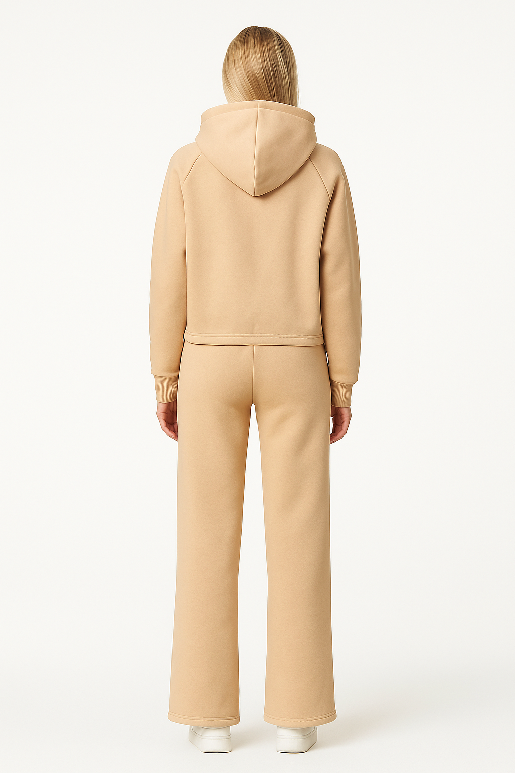 For You Moda 3 İplik Şardonlu Kapişonlu Kadın Eşofman Takımı | Bej For You Moda 3 İplik Şardonlu Kapişonlu Kadın Eşofman Takımı | Bej
