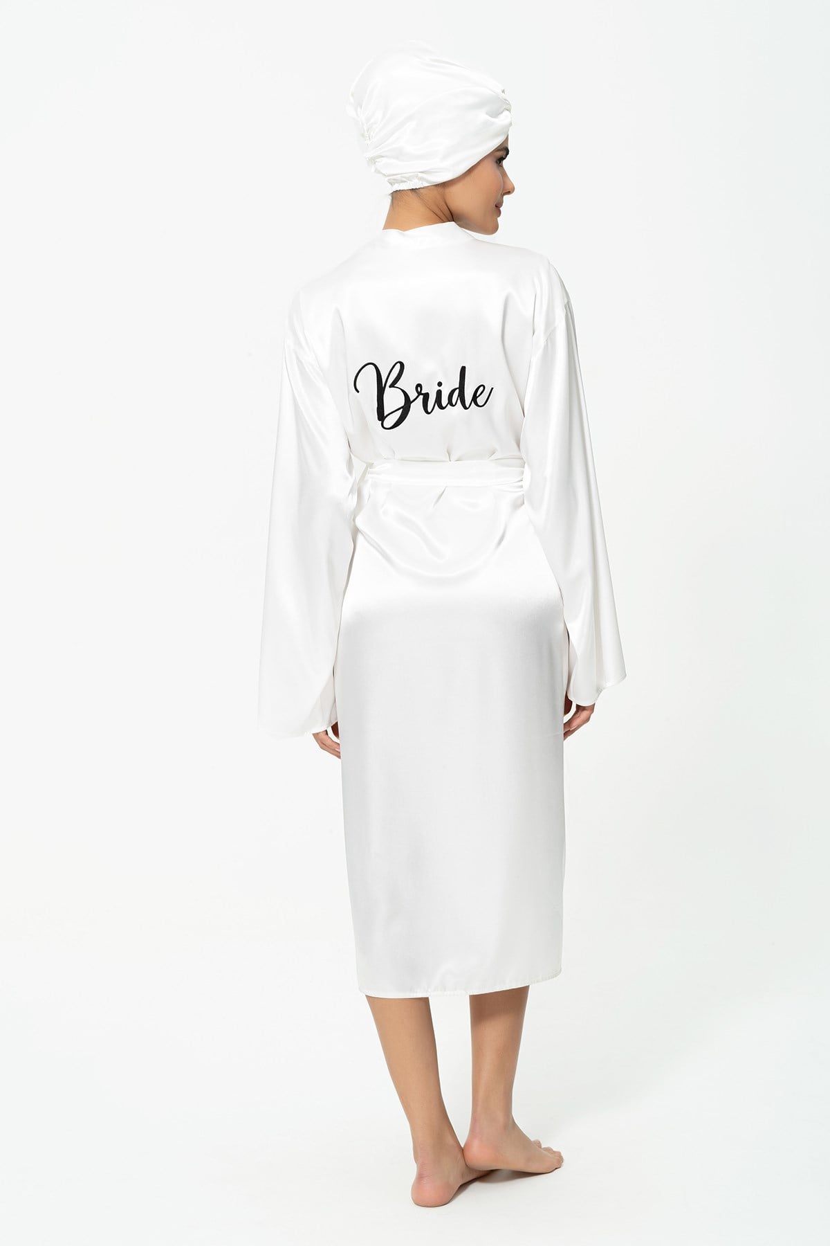 For You Modest Boneli Uzun Siyah Bride Nakışlı Gelin Sabahlığı  For You Modest For You Modest Boneli Uzun Siyah Bride Nakışlı Gelin Sabahlığı 