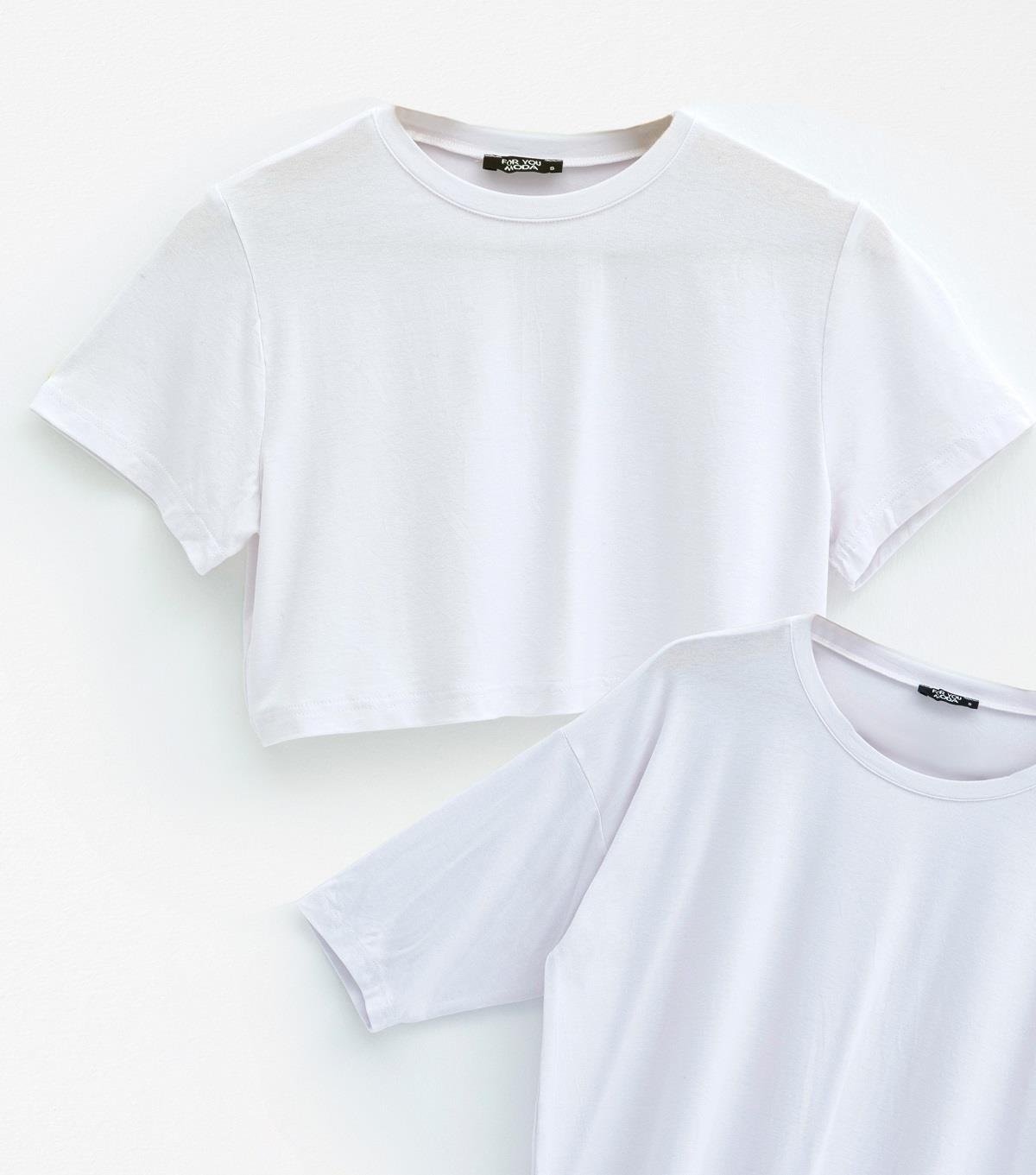 For You Sleepwear 3'lü Crop Kısa  Kol ve Yarasa Kol Tshirt  Şort Takım For You Sleepwear 3'lü Crop Kısa  Kol ve Yarasa Kol Tshirt  Şort Takım