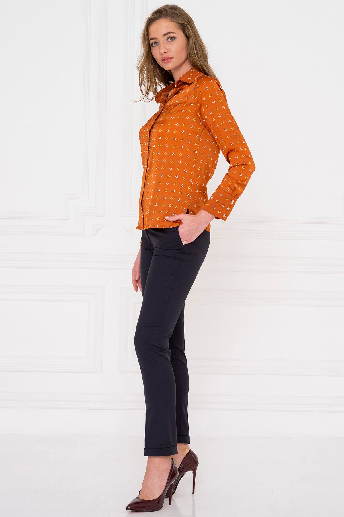 NAL DESENLİ GÖMLEK