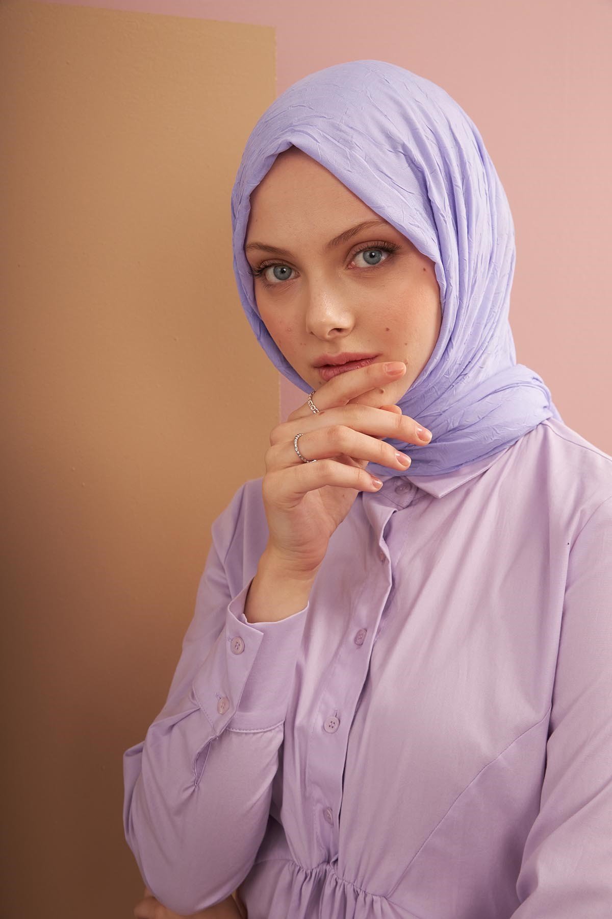 BAMBU ŞAL - SOFT LİLA