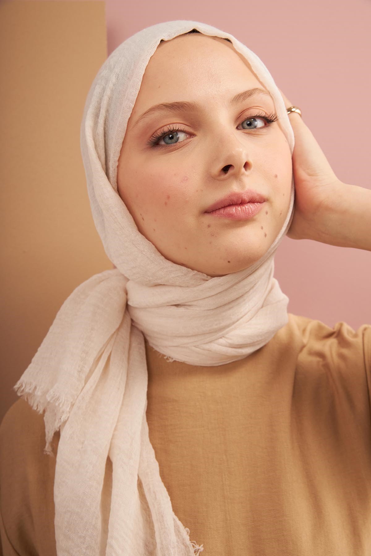 BÜRÜMCÜK ŞAL - BEJ