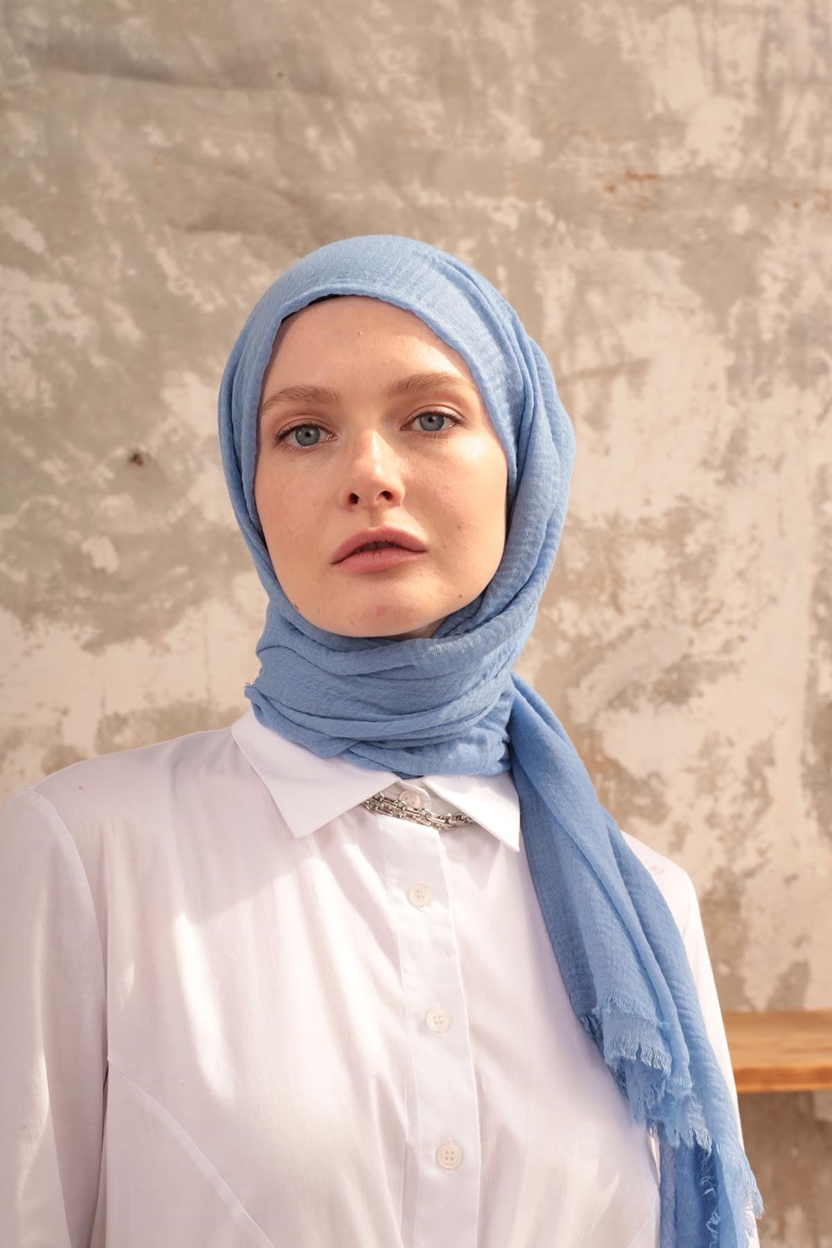 BÜRÜMCÜK ŞAL - GÖK MAVİSİ