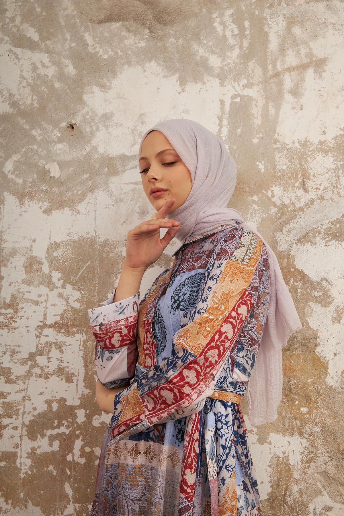 BÜRÜMCÜK ŞAL - GÜMÜŞ GRİ