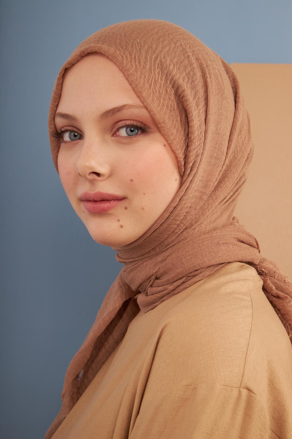 BÜRÜMCÜK ŞAL - LATTE