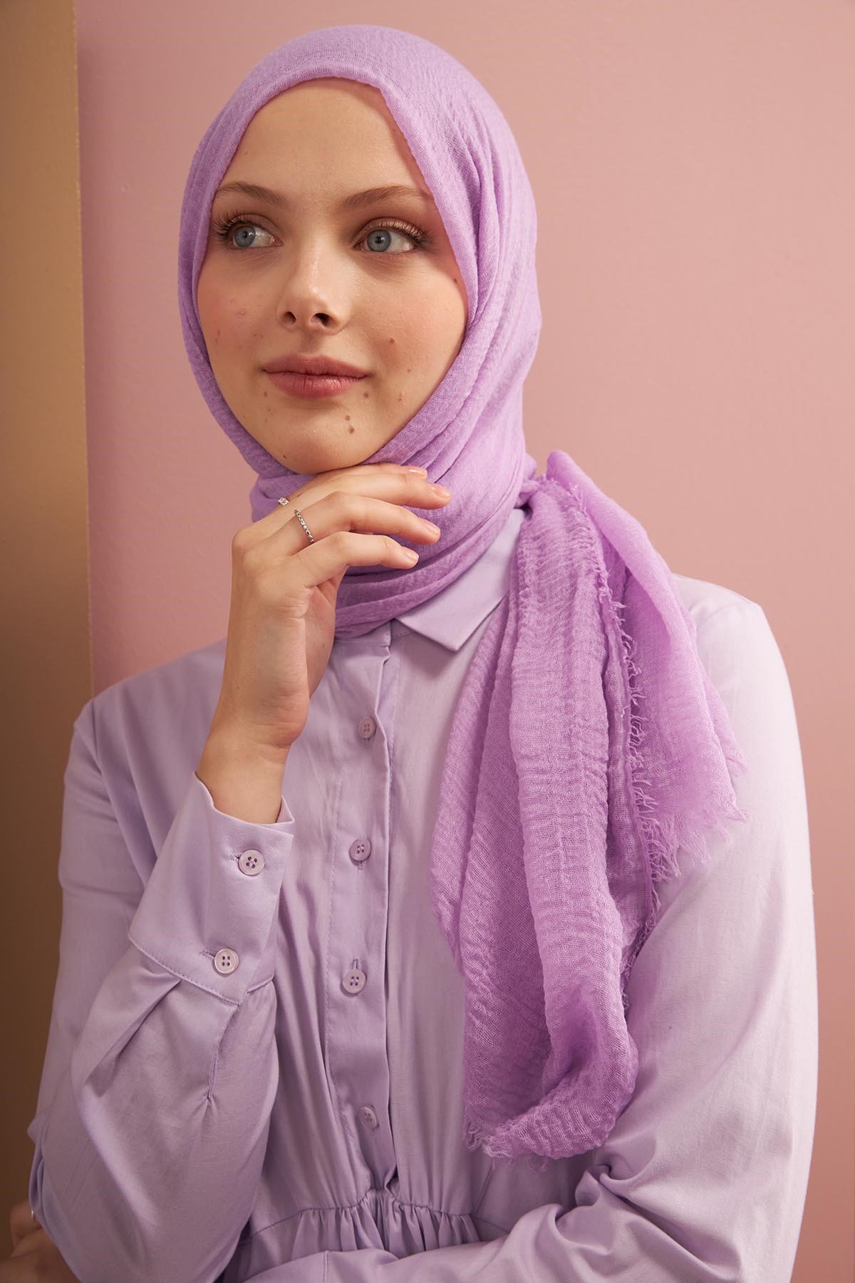 BÜRÜMCÜK ŞAL - LİLA