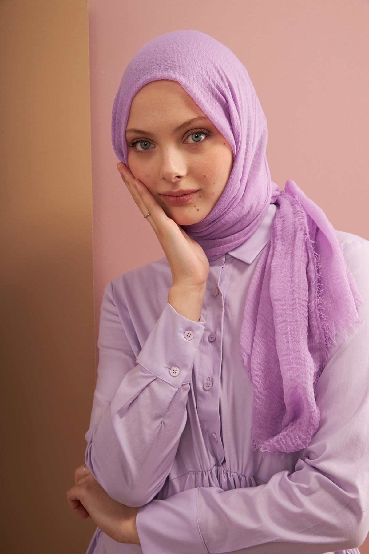 BÜRÜMCÜK ŞAL - LİLA