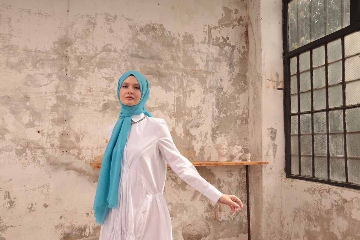 BÜRÜMCÜK ŞAL - MENTOL