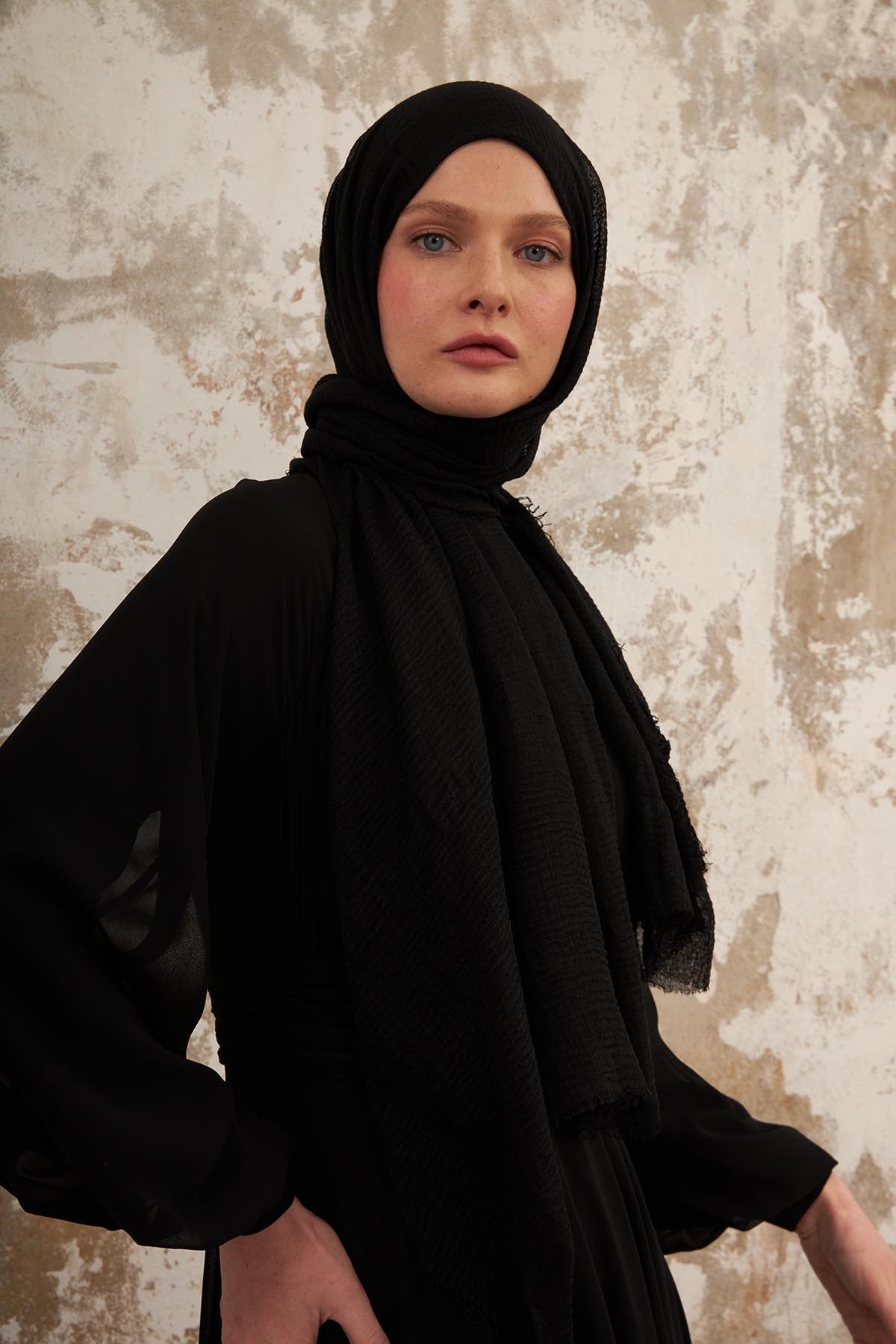 BÜRÜMCÜK ŞAL - SİYAH